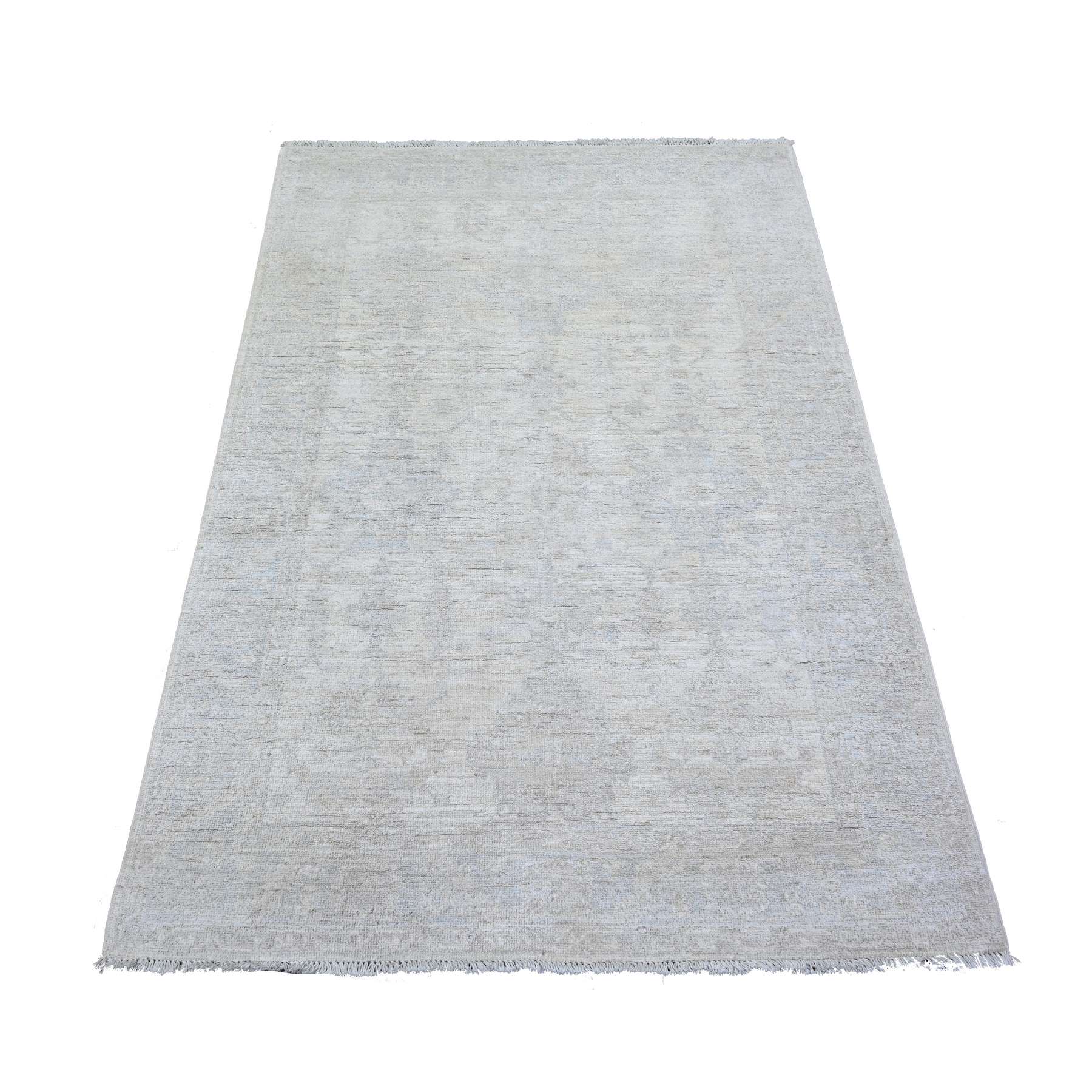 Oushak-And-Peshawar-Hand-Knotted-Rug-373925