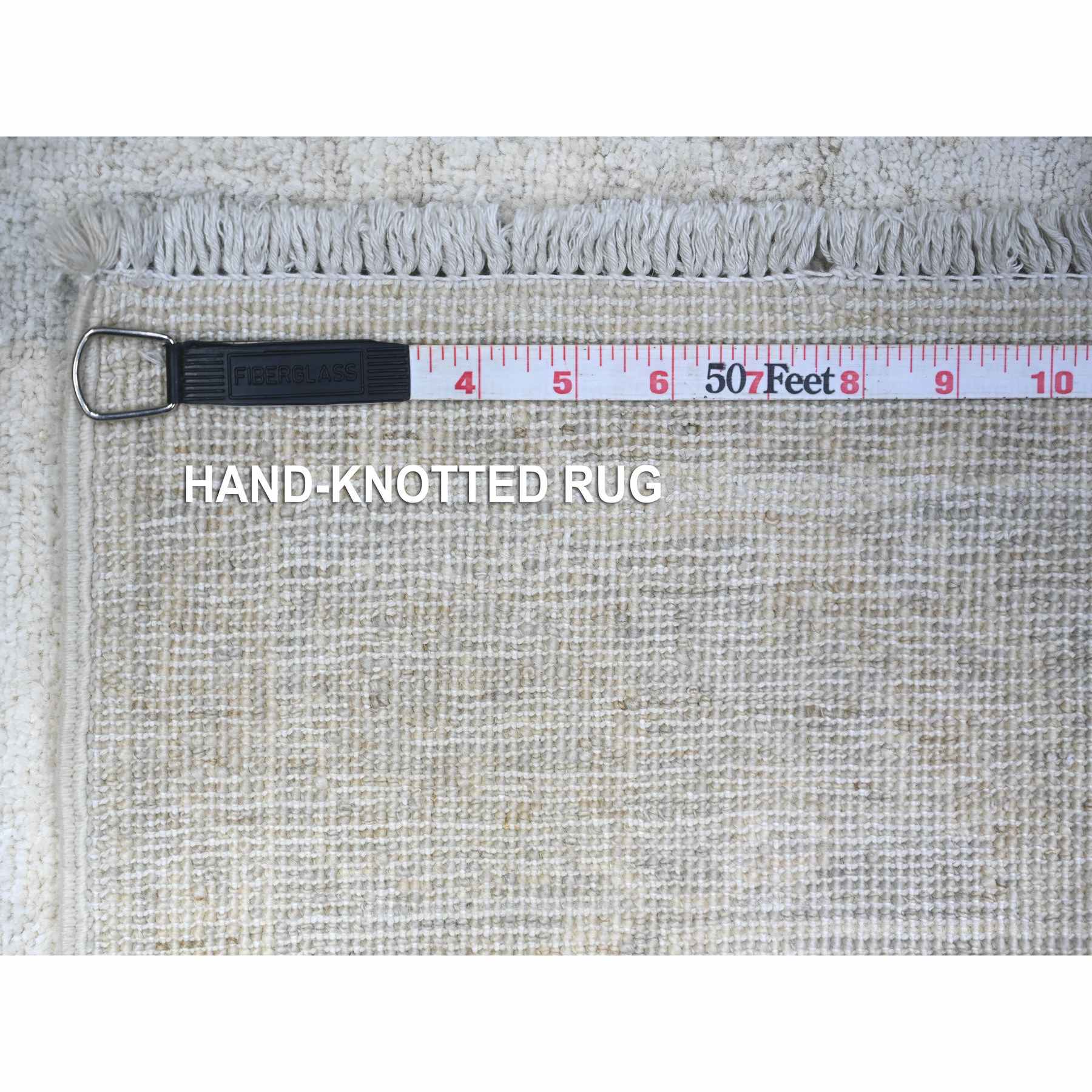 Oushak-And-Peshawar-Hand-Knotted-Rug-373925