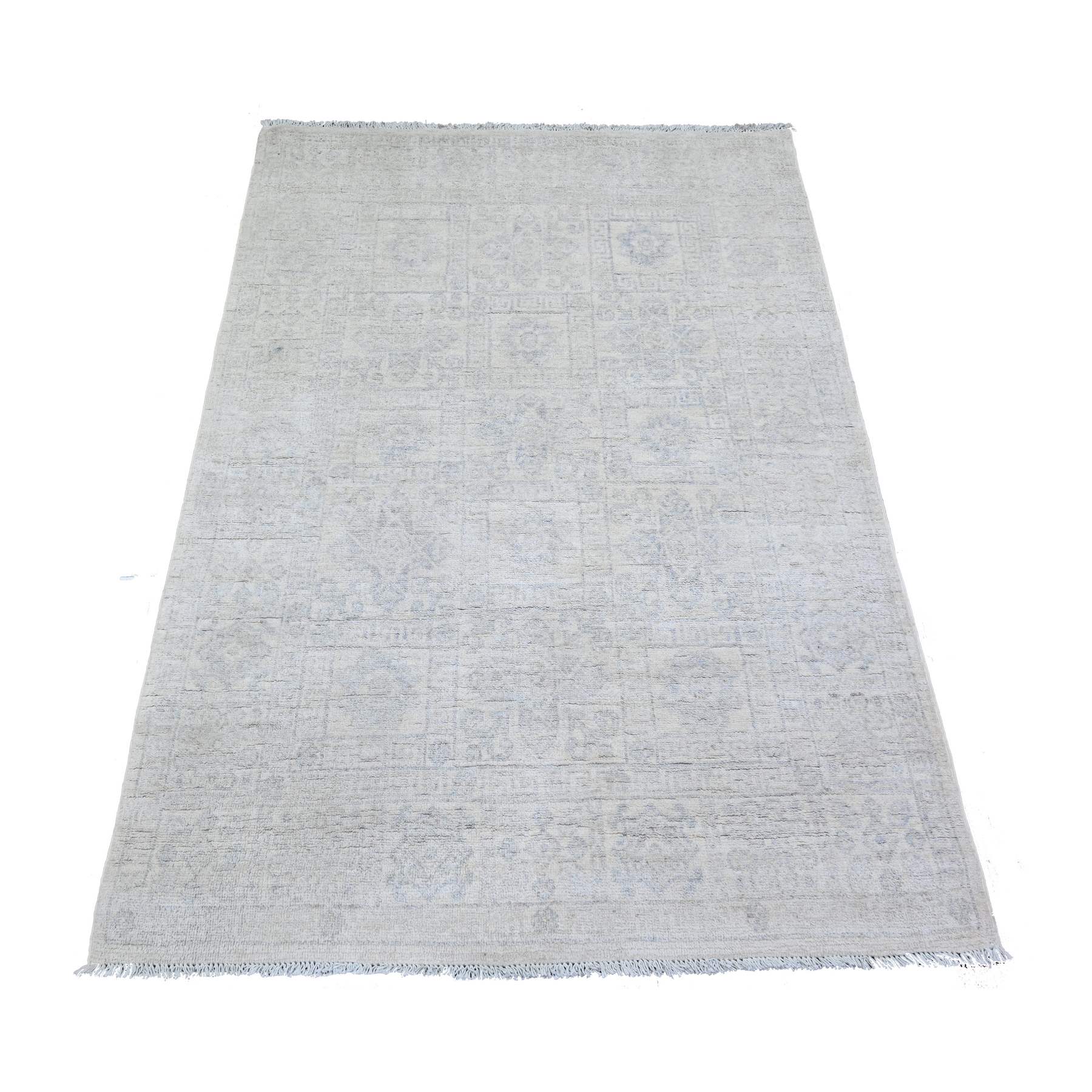 Oushak-And-Peshawar-Hand-Knotted-Rug-373930