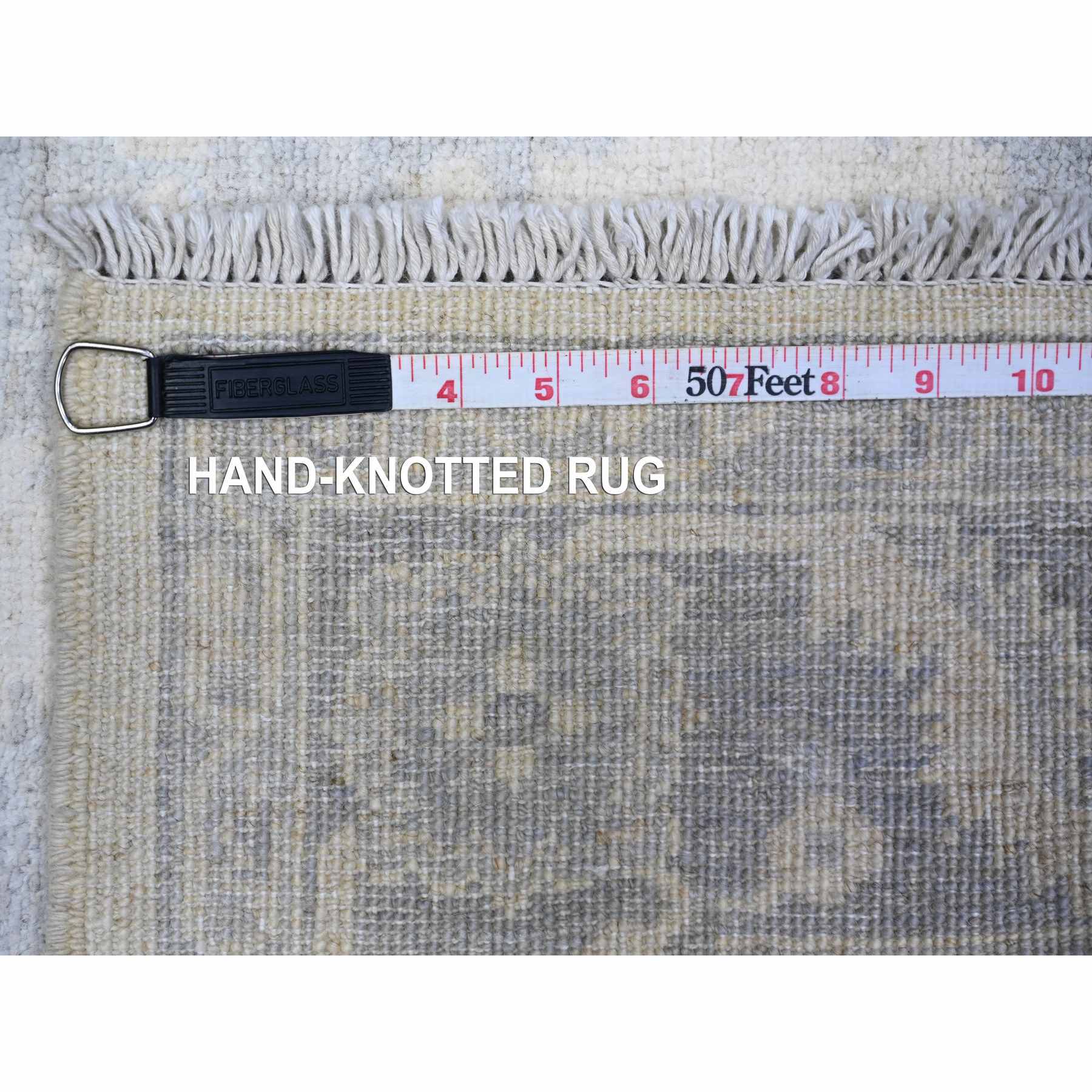 Oushak-And-Peshawar-Hand-Knotted-Rug-373940