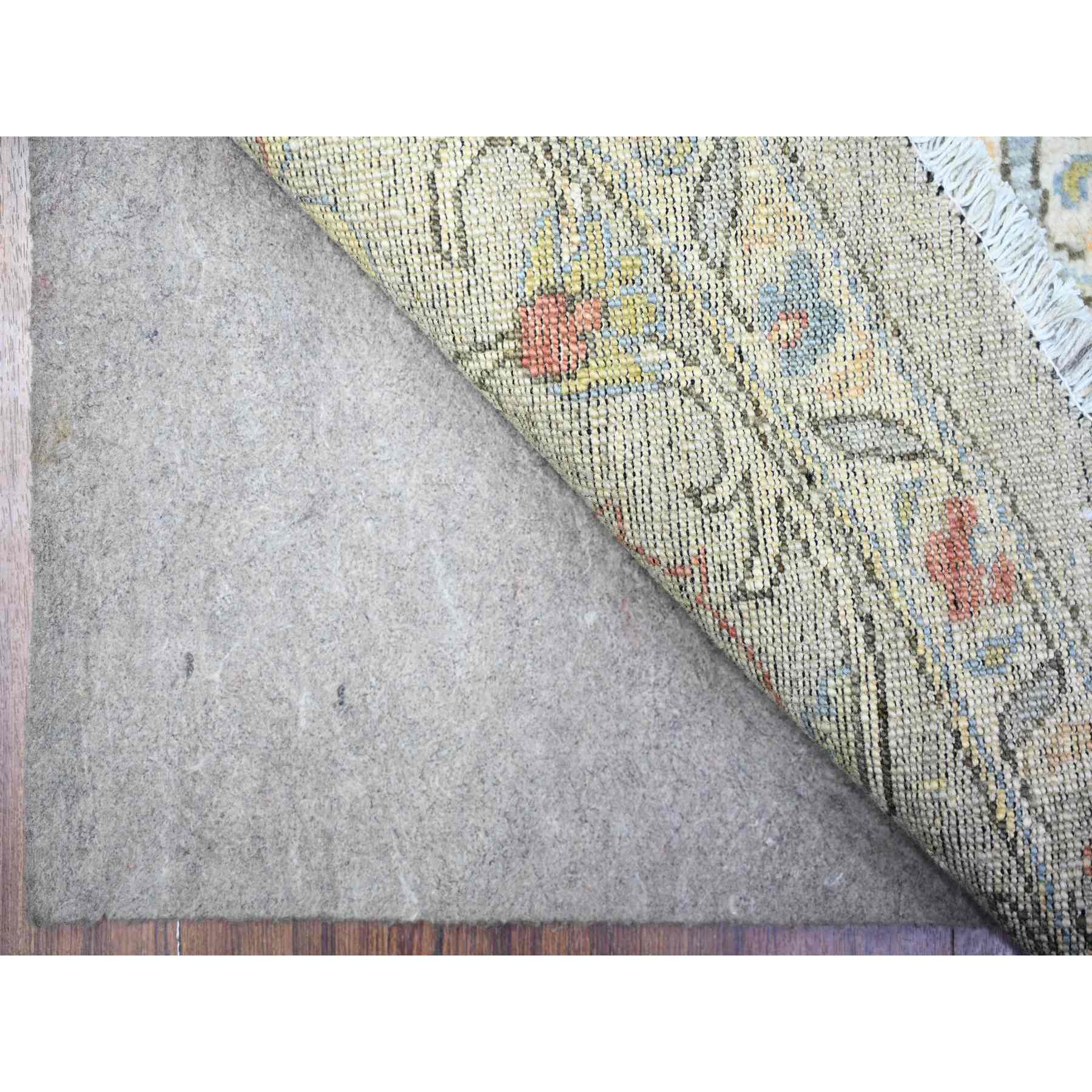 Oushak-And-Peshawar-Hand-Knotted-Rug-374100