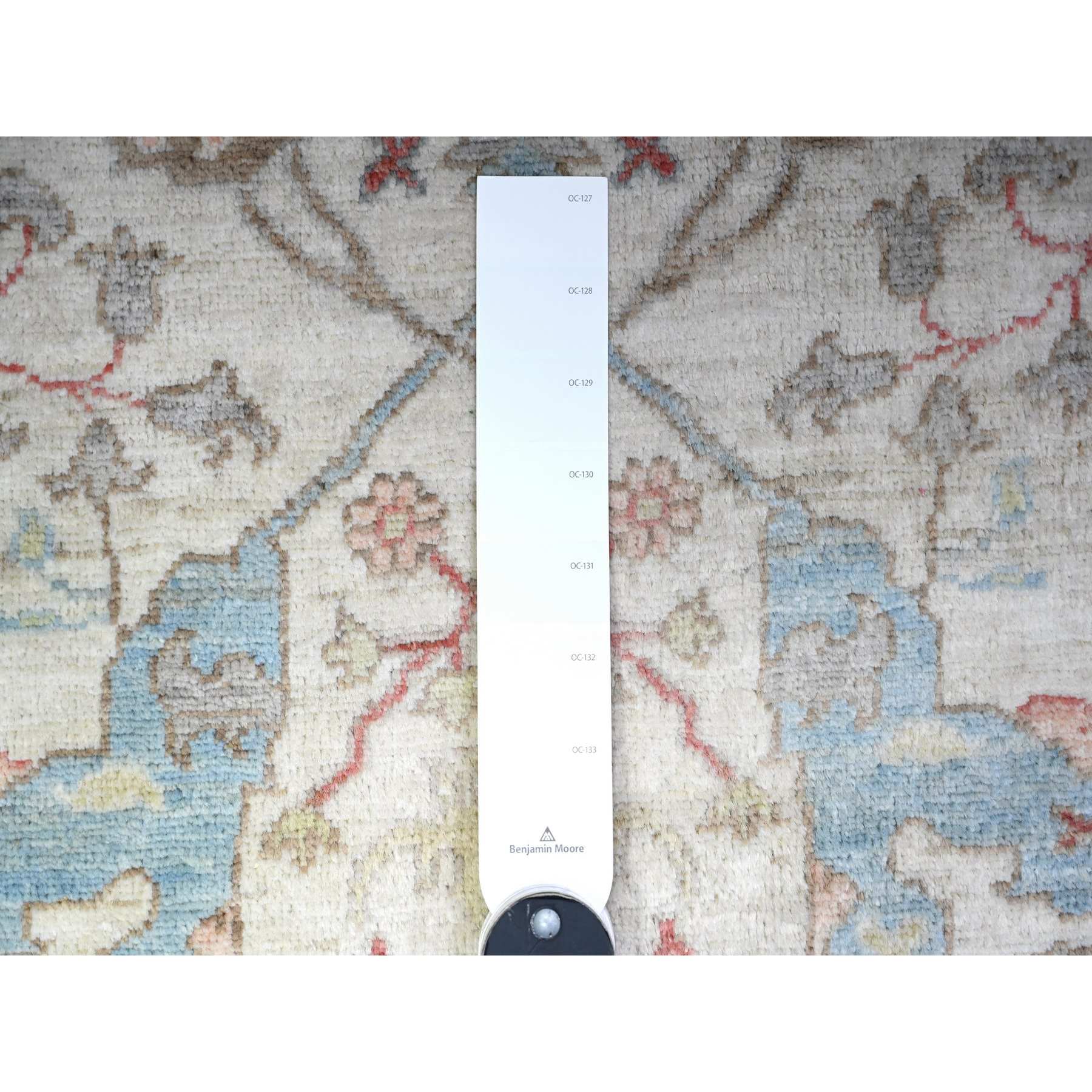 Oushak-And-Peshawar-Hand-Knotted-Rug-374105