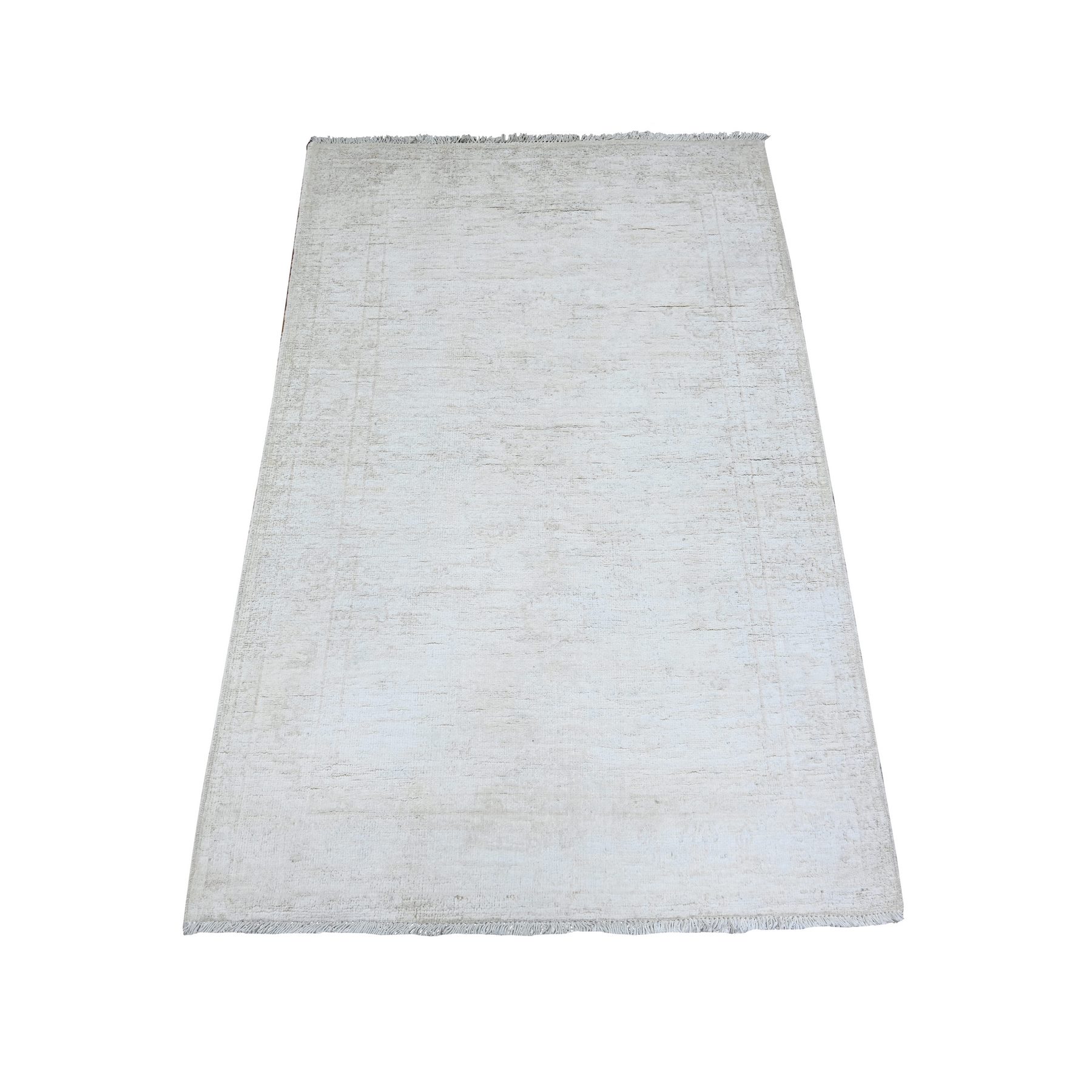 Oushak-And-Peshawar-Hand-Knotted-Rug-374355