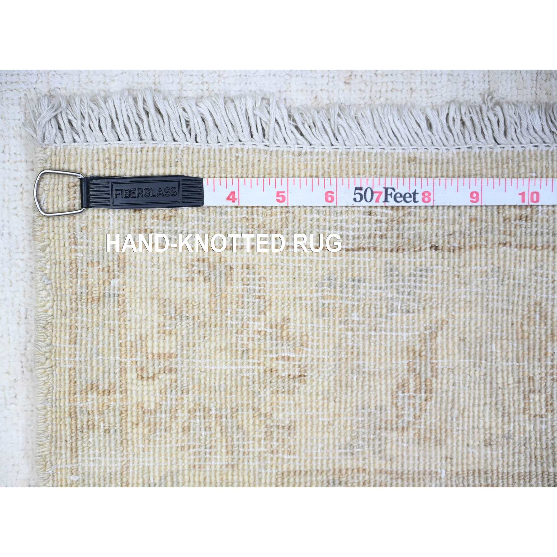 Oushak-And-Peshawar-Hand-Knotted-Rug-374355