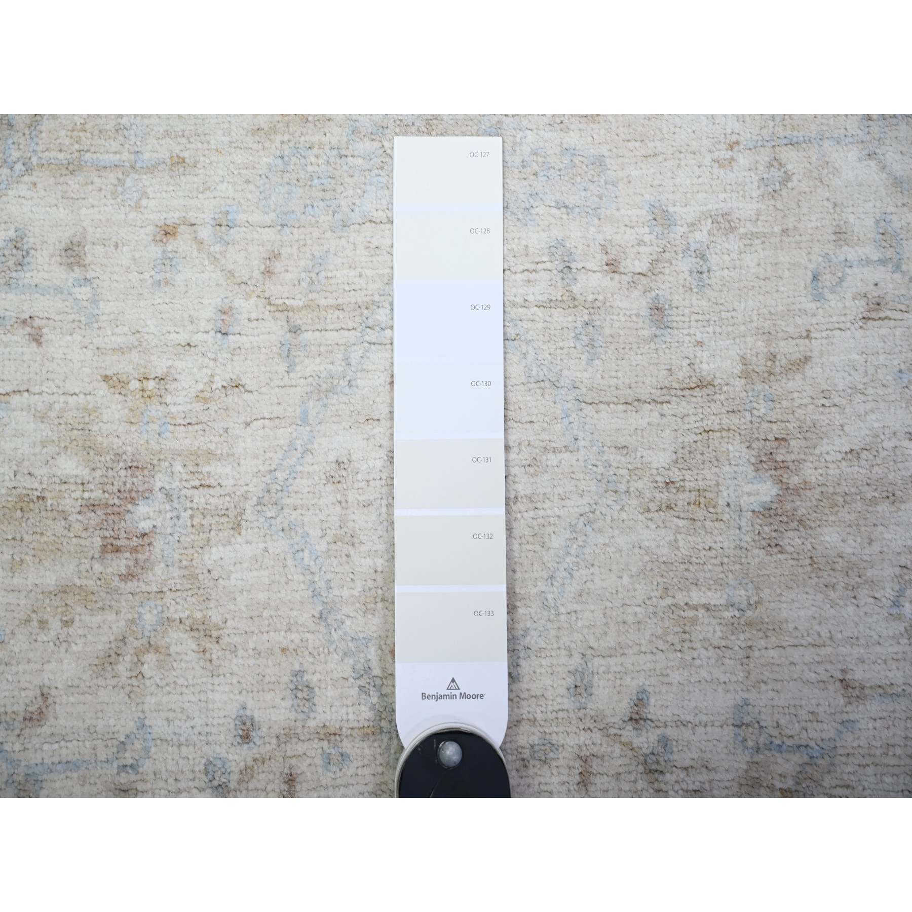 Oushak-And-Peshawar-Hand-Knotted-Rug-374370