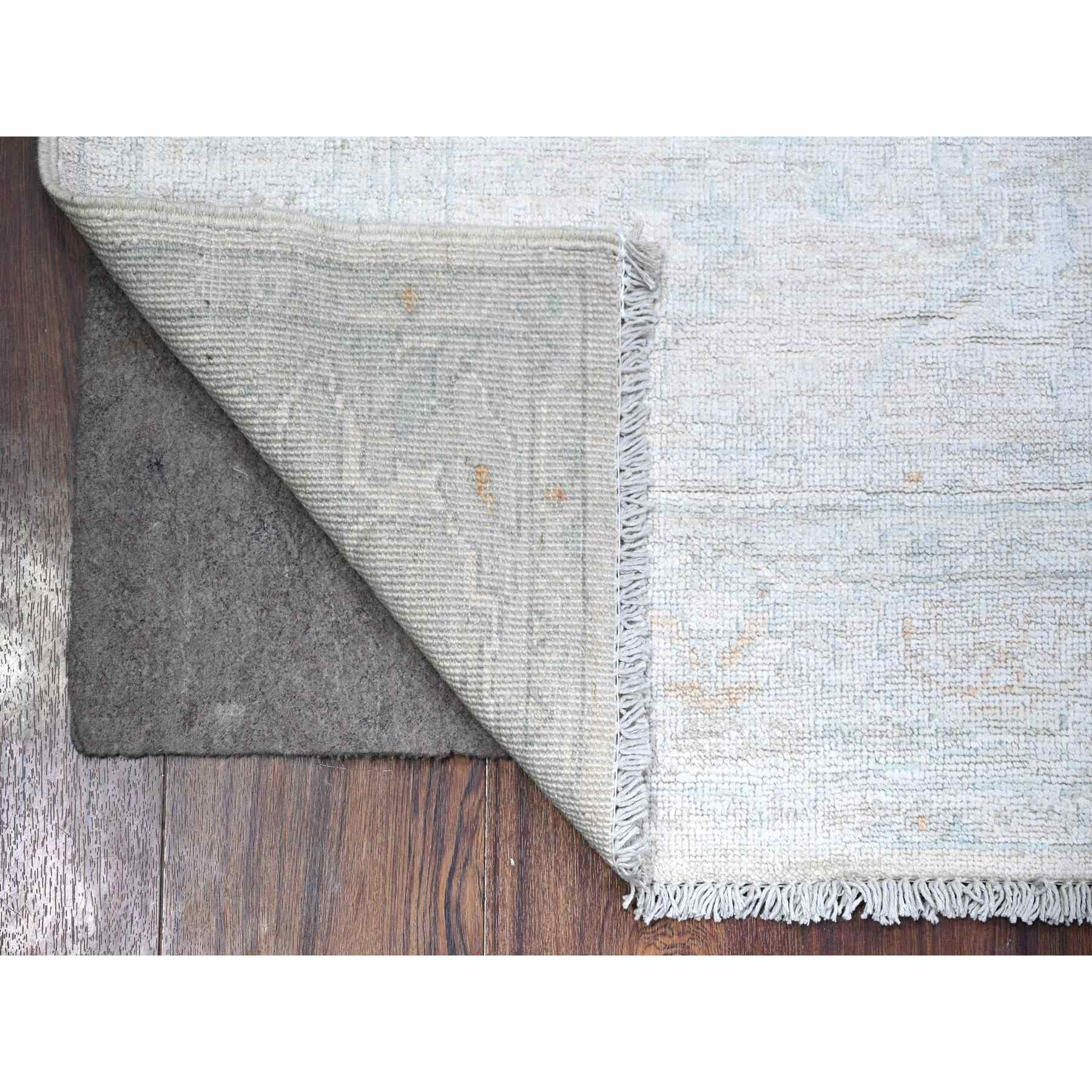 Oushak-And-Peshawar-Hand-Knotted-Rug-374400