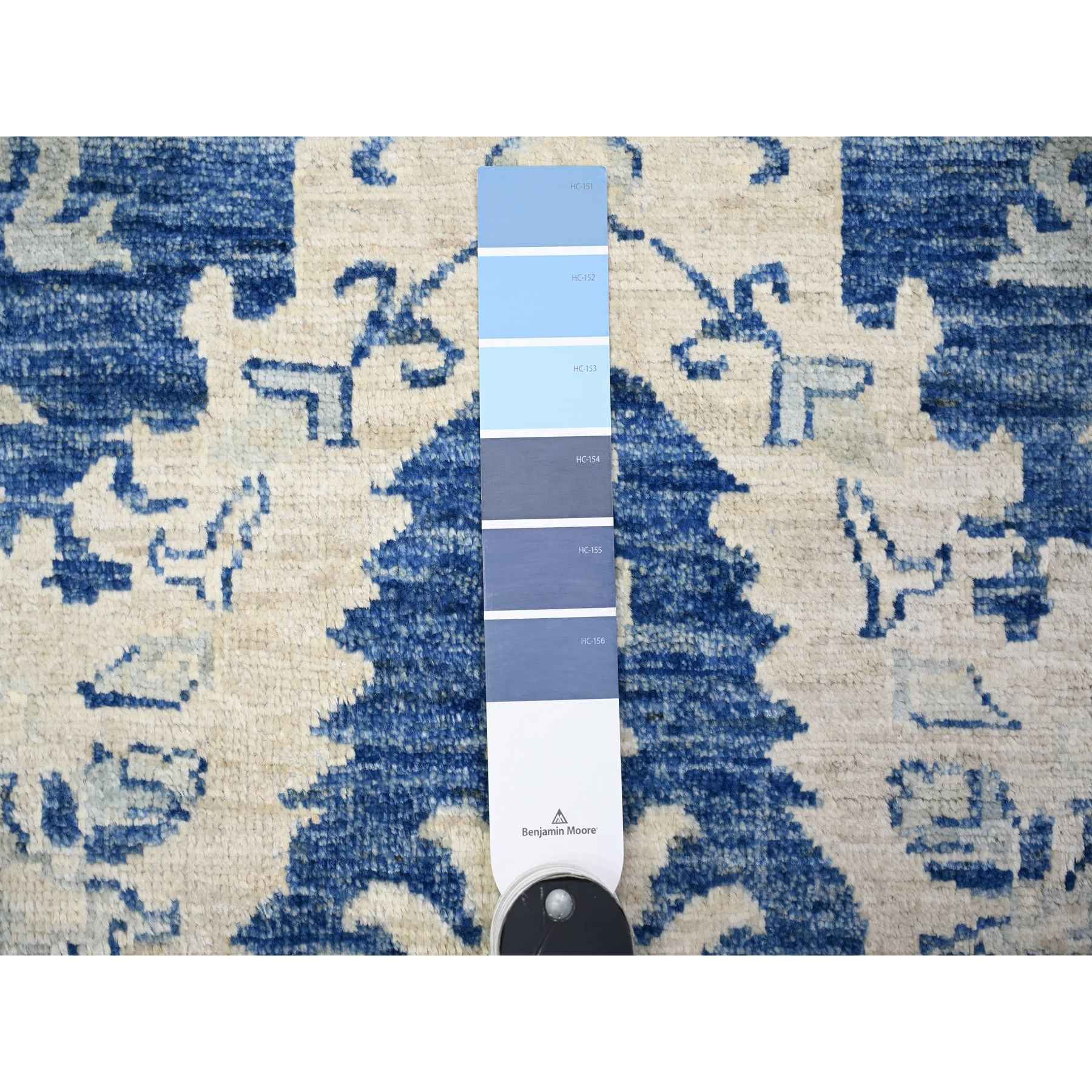 Oushak-And-Peshawar-Hand-Knotted-Rug-374510