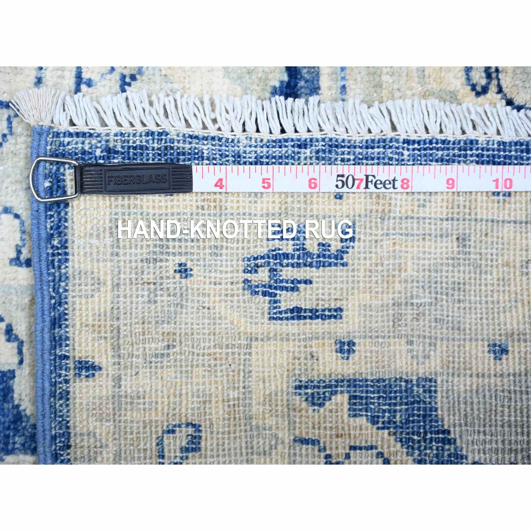 Oushak-And-Peshawar-Hand-Knotted-Rug-374510