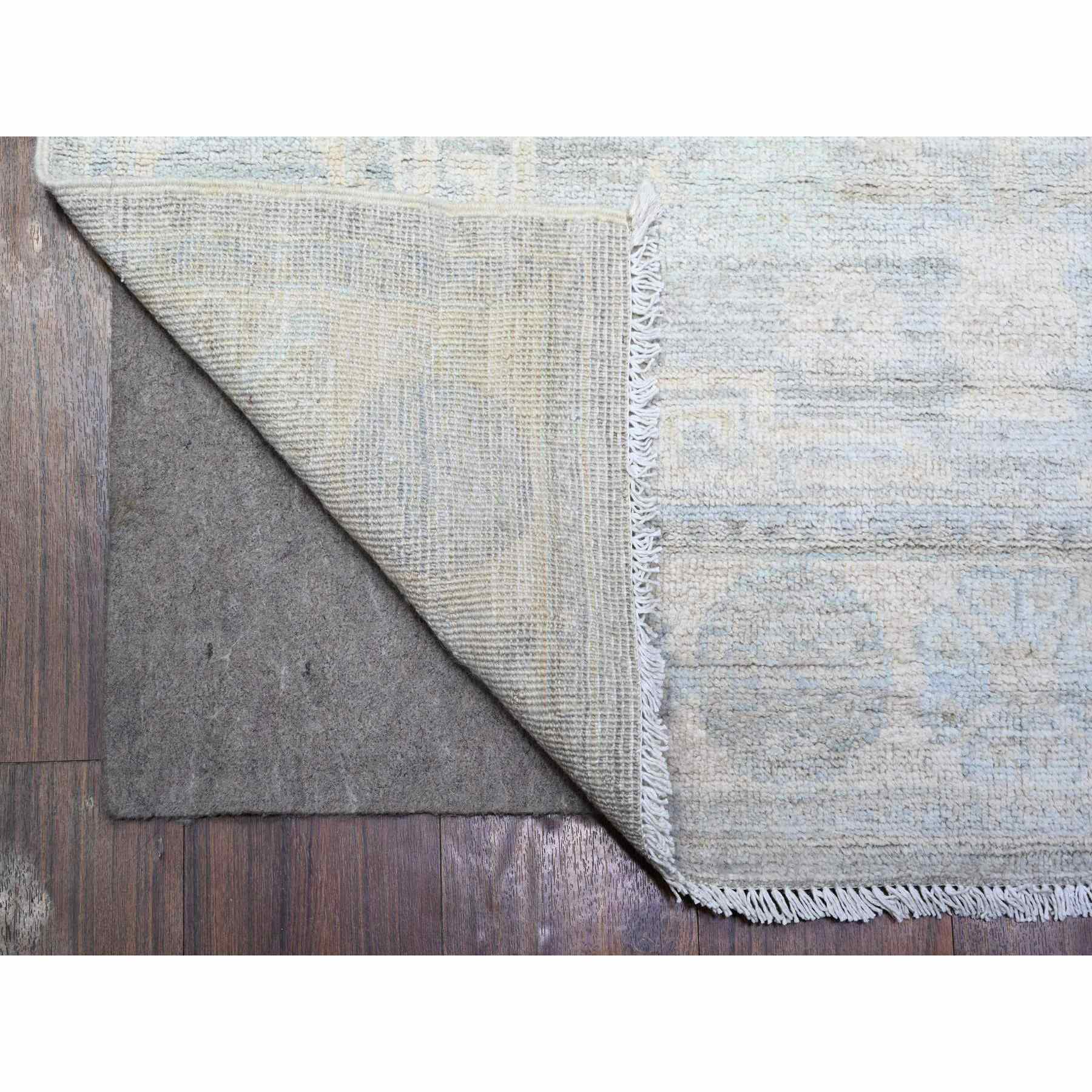 Oushak-And-Peshawar-Hand-Knotted-Rug-374765