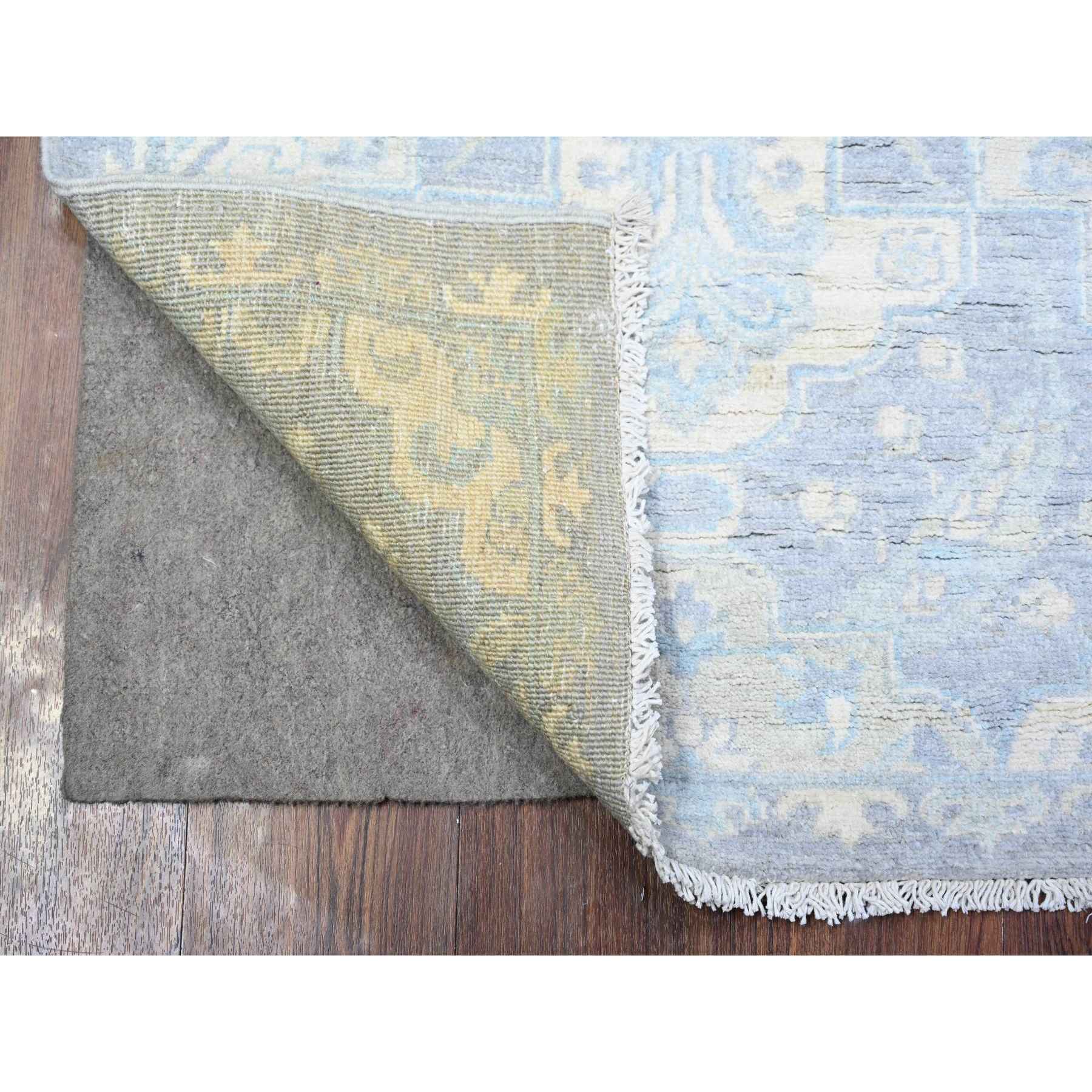 Oushak-And-Peshawar-Hand-Knotted-Rug-374775