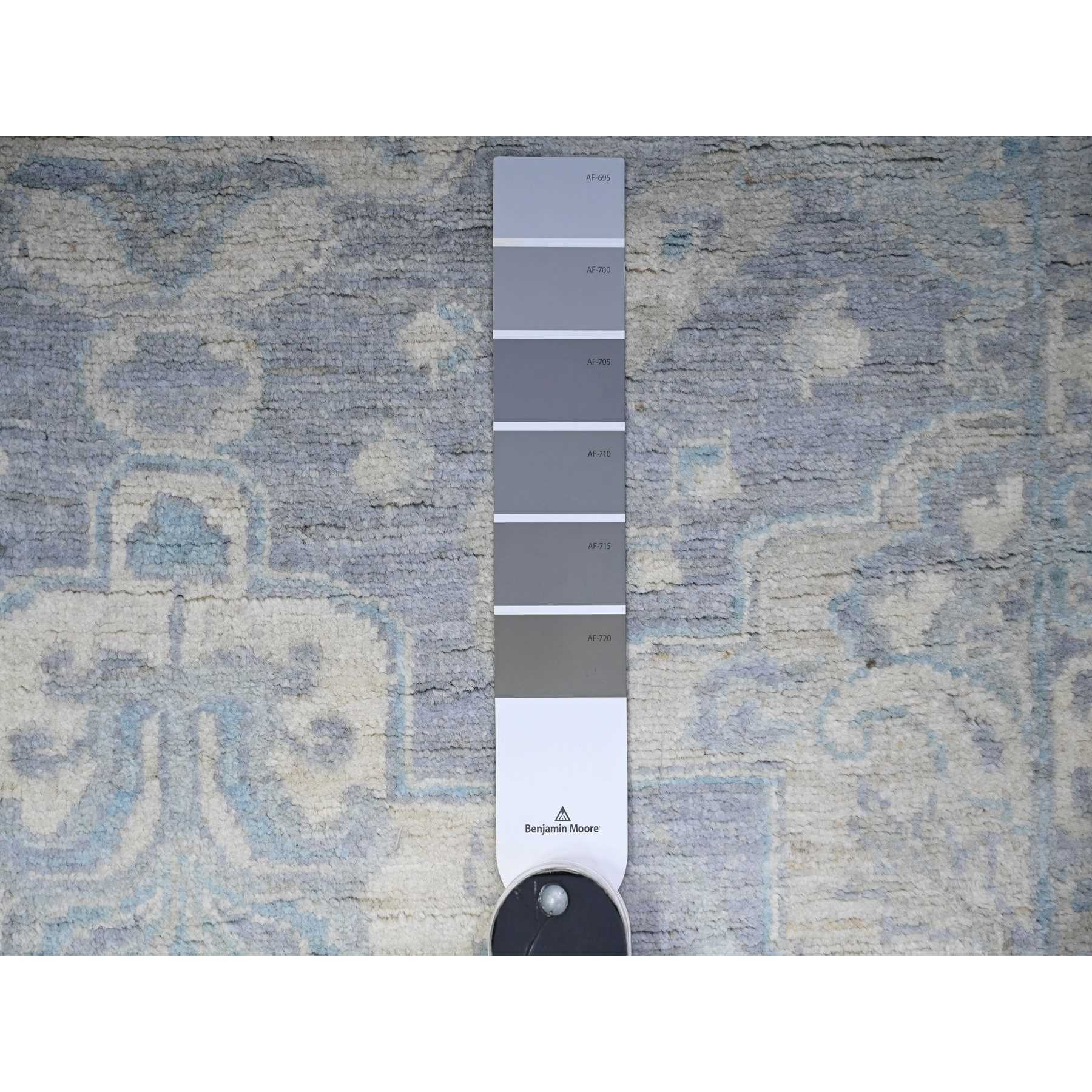 Oushak-And-Peshawar-Hand-Knotted-Rug-374775