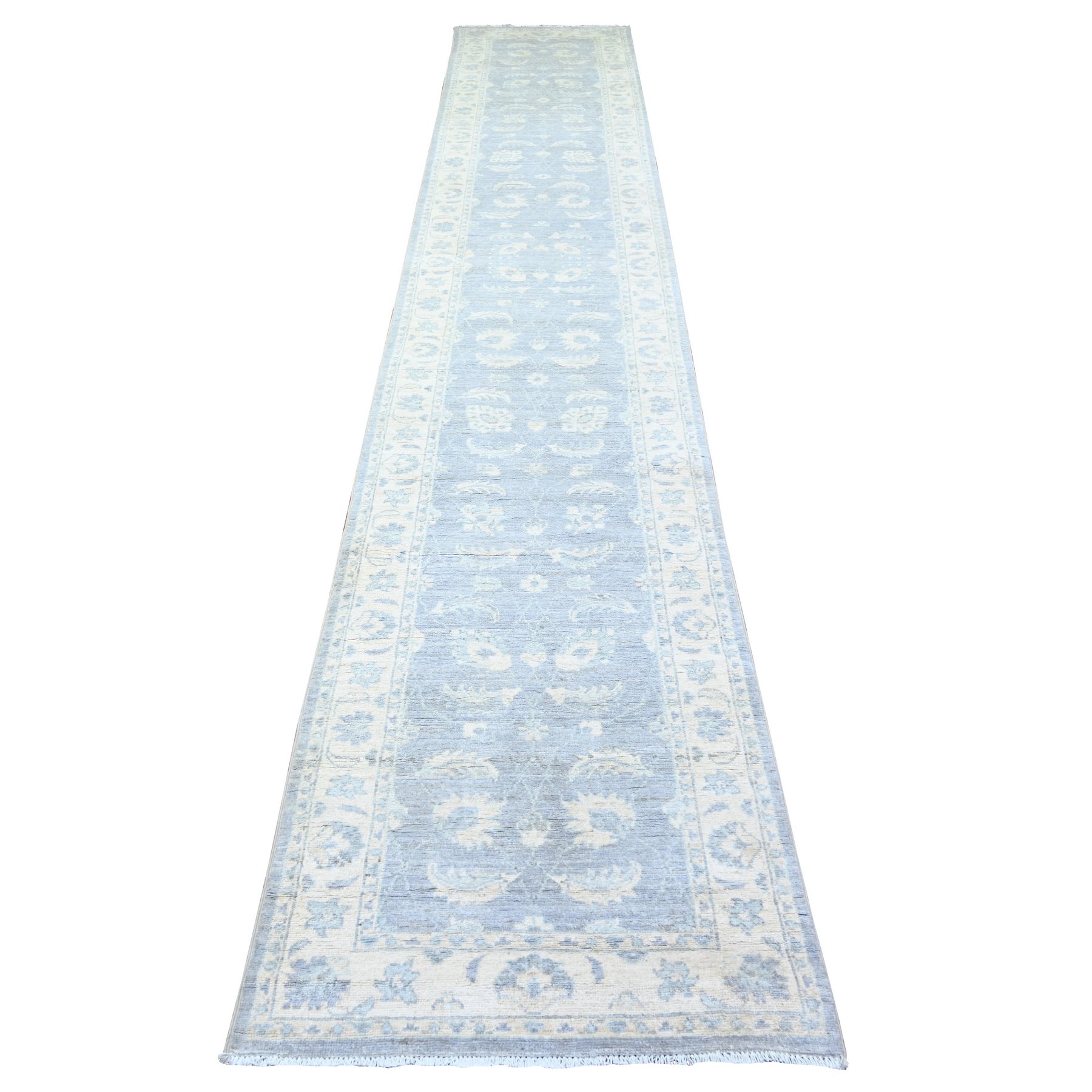 Oushak-And-Peshawar-Hand-Knotted-Rug-374780