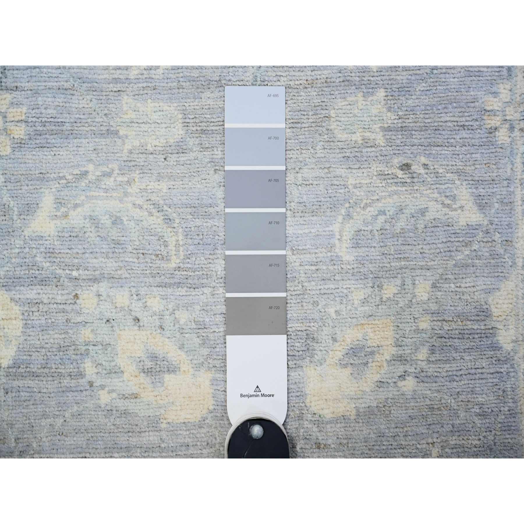 Oushak-And-Peshawar-Hand-Knotted-Rug-374780