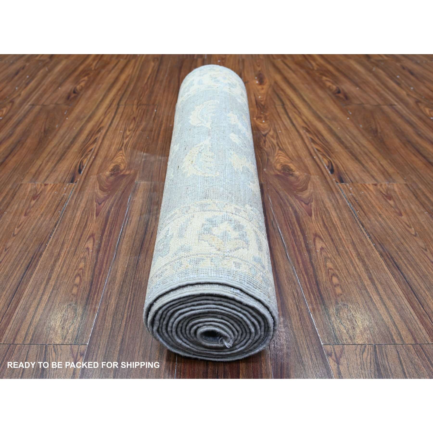 Oushak-And-Peshawar-Hand-Knotted-Rug-374780