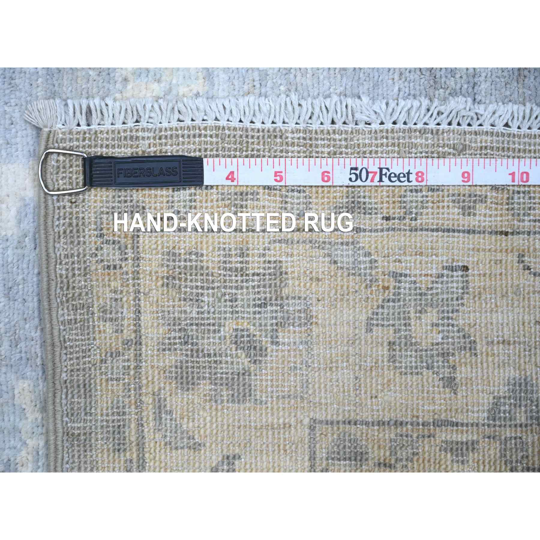 Oushak-And-Peshawar-Hand-Knotted-Rug-374780