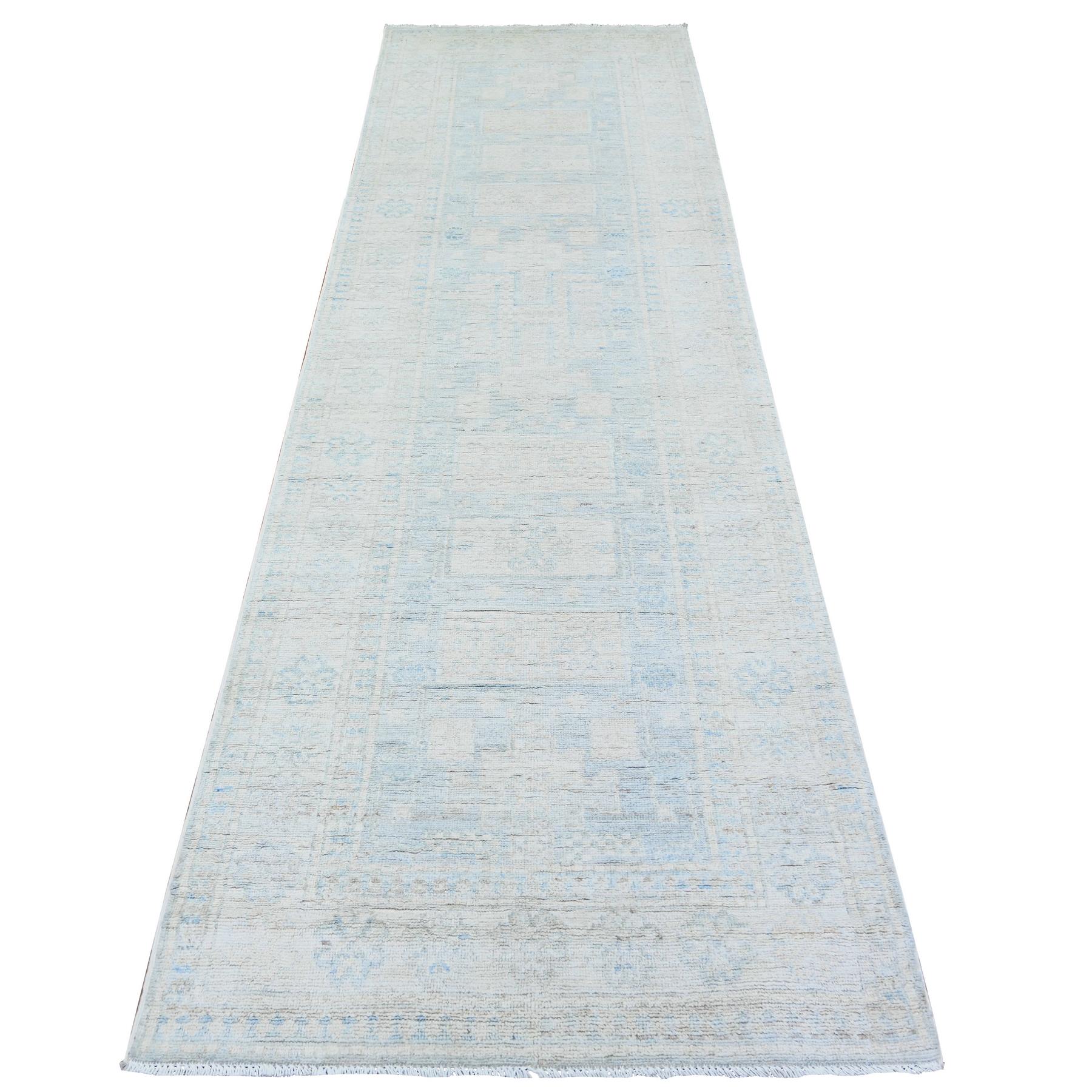 Oushak-And-Peshawar-Hand-Knotted-Rug-374795
