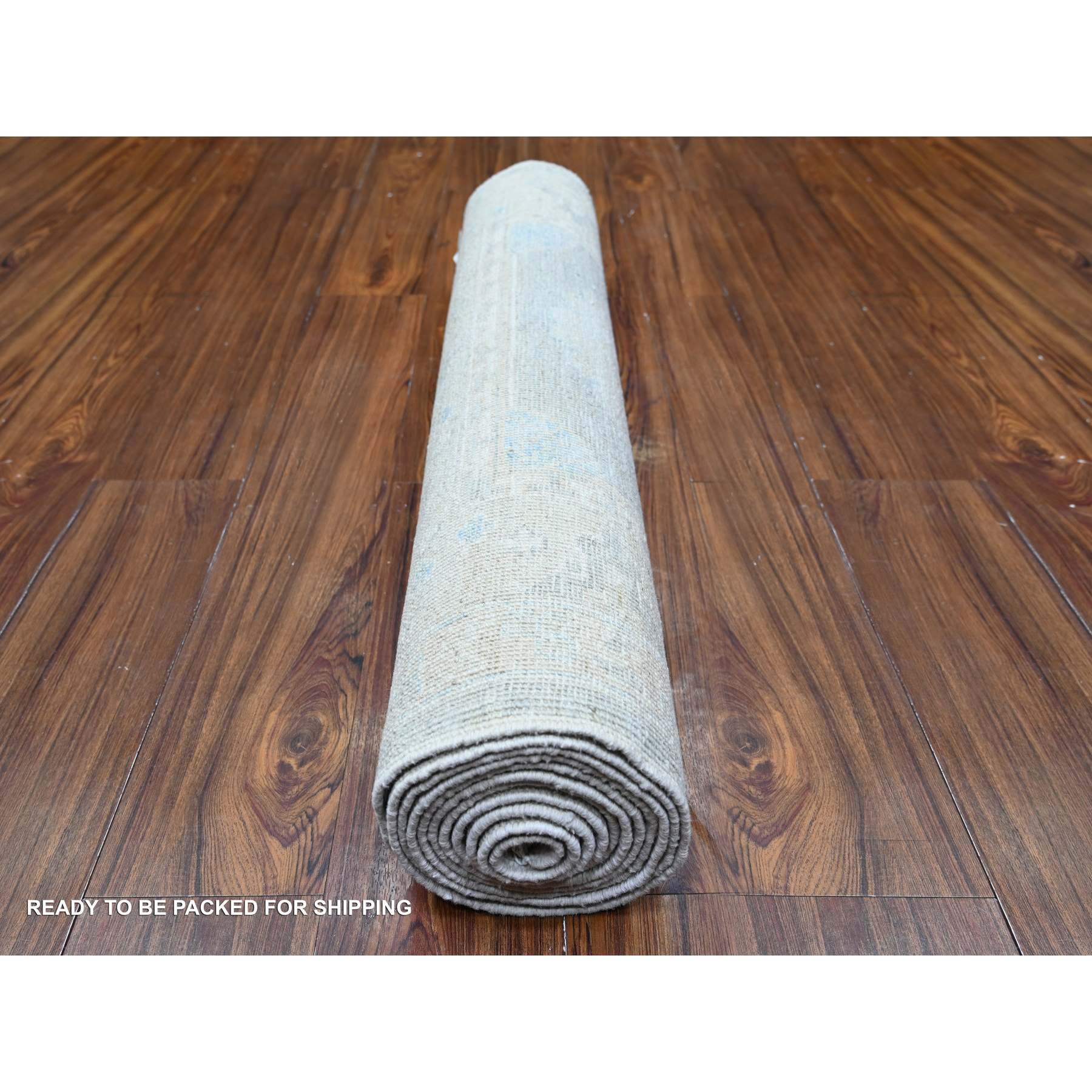 Oushak-And-Peshawar-Hand-Knotted-Rug-374805