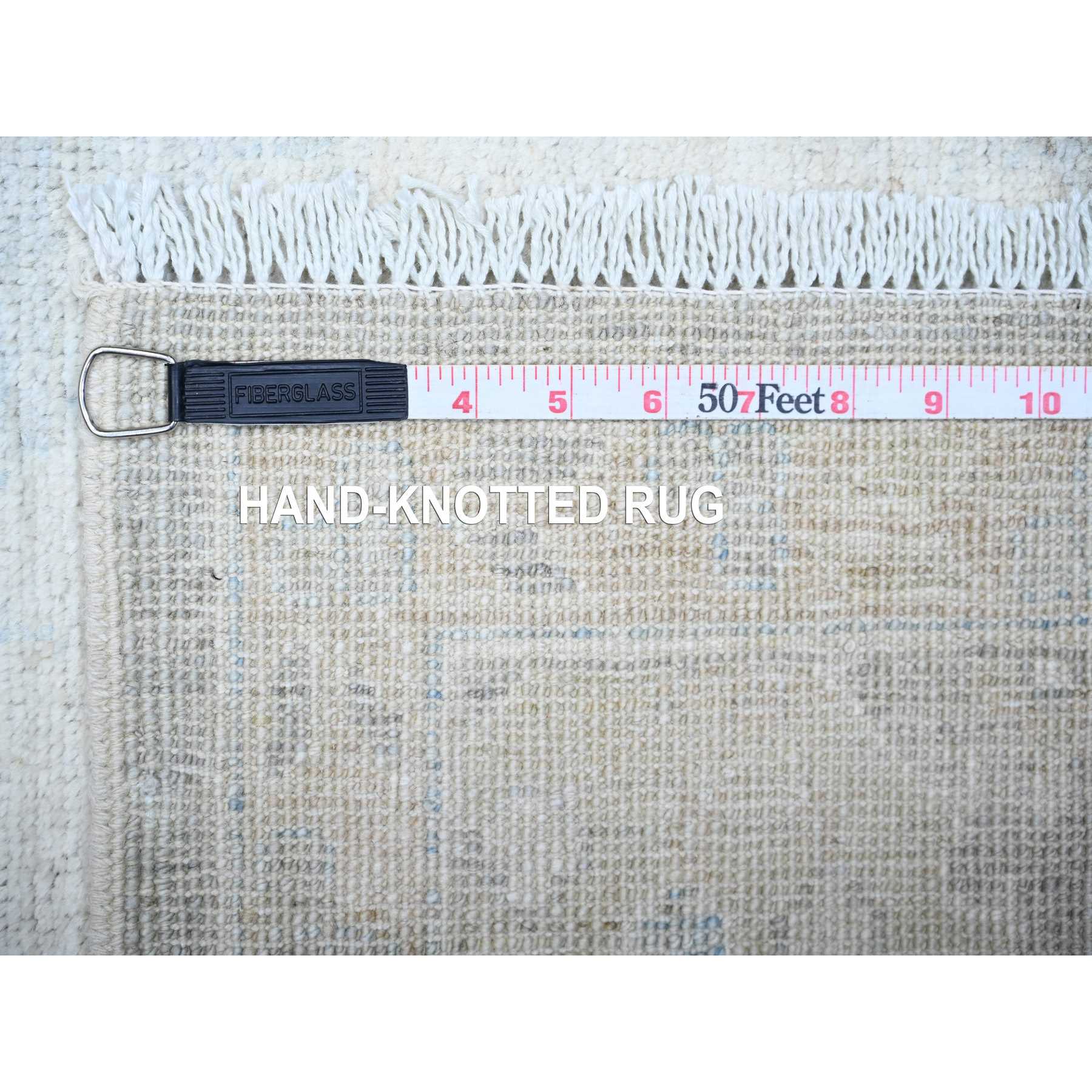 Oushak-And-Peshawar-Hand-Knotted-Rug-374805