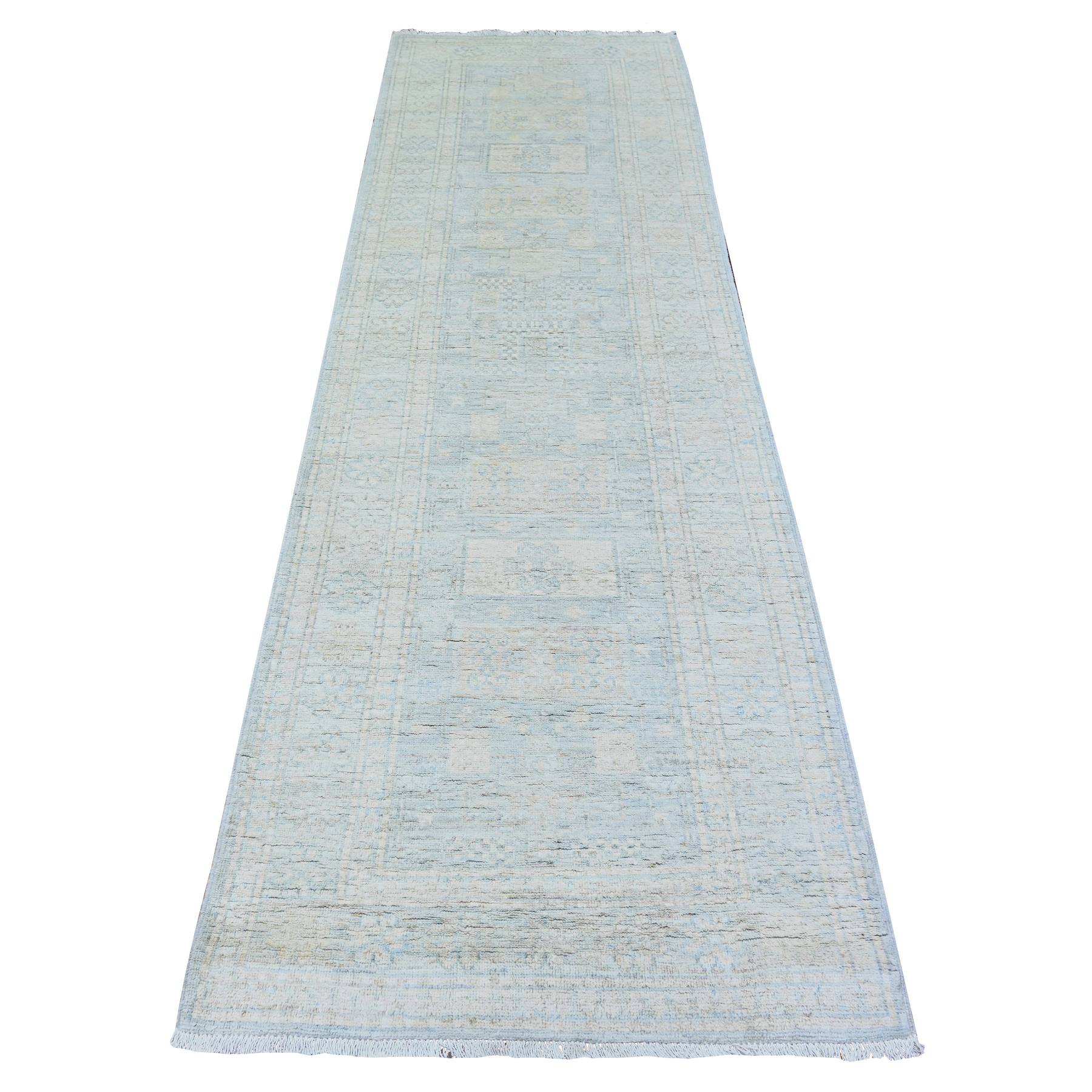 Oushak-And-Peshawar-Hand-Knotted-Rug-374815