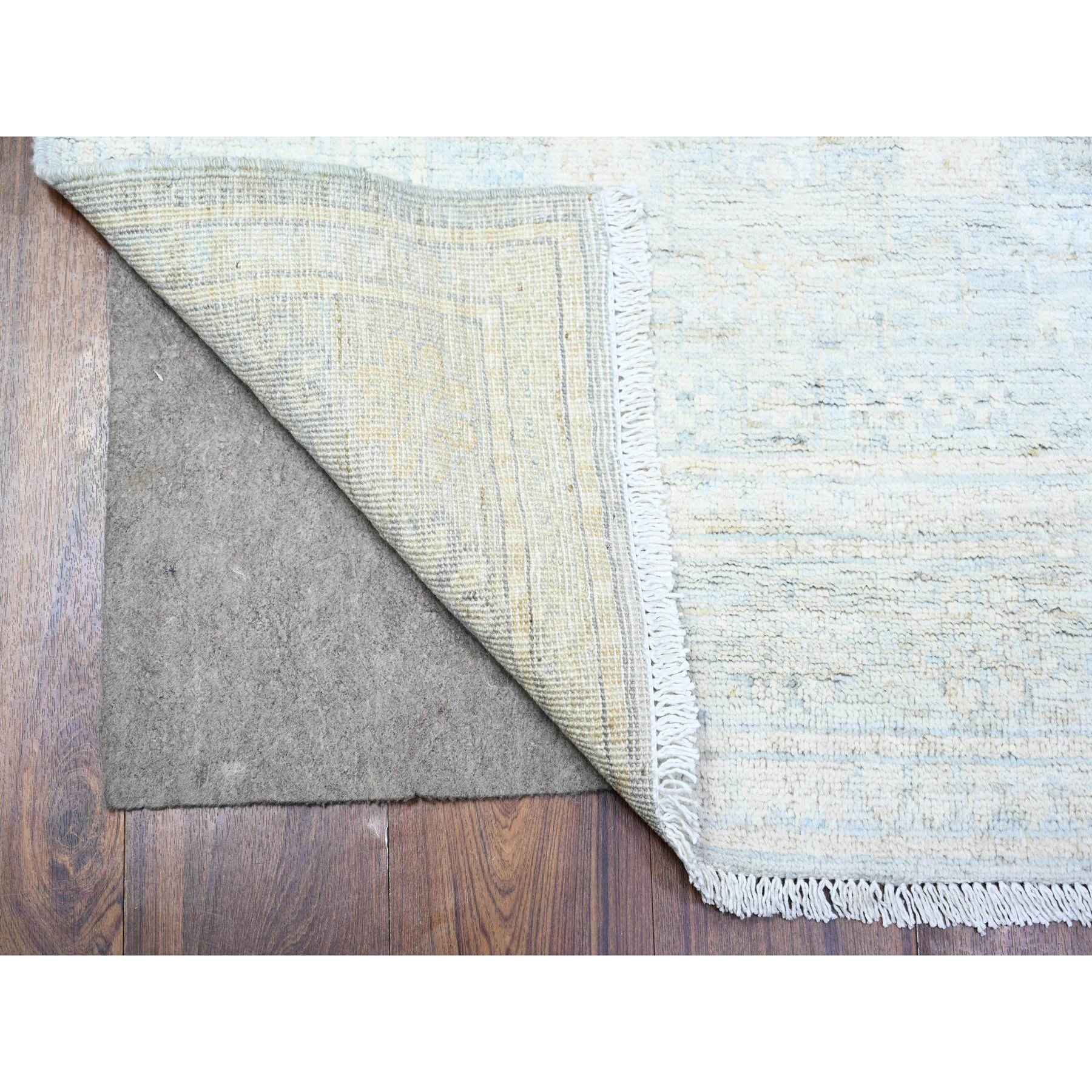 Oushak-And-Peshawar-Hand-Knotted-Rug-374815