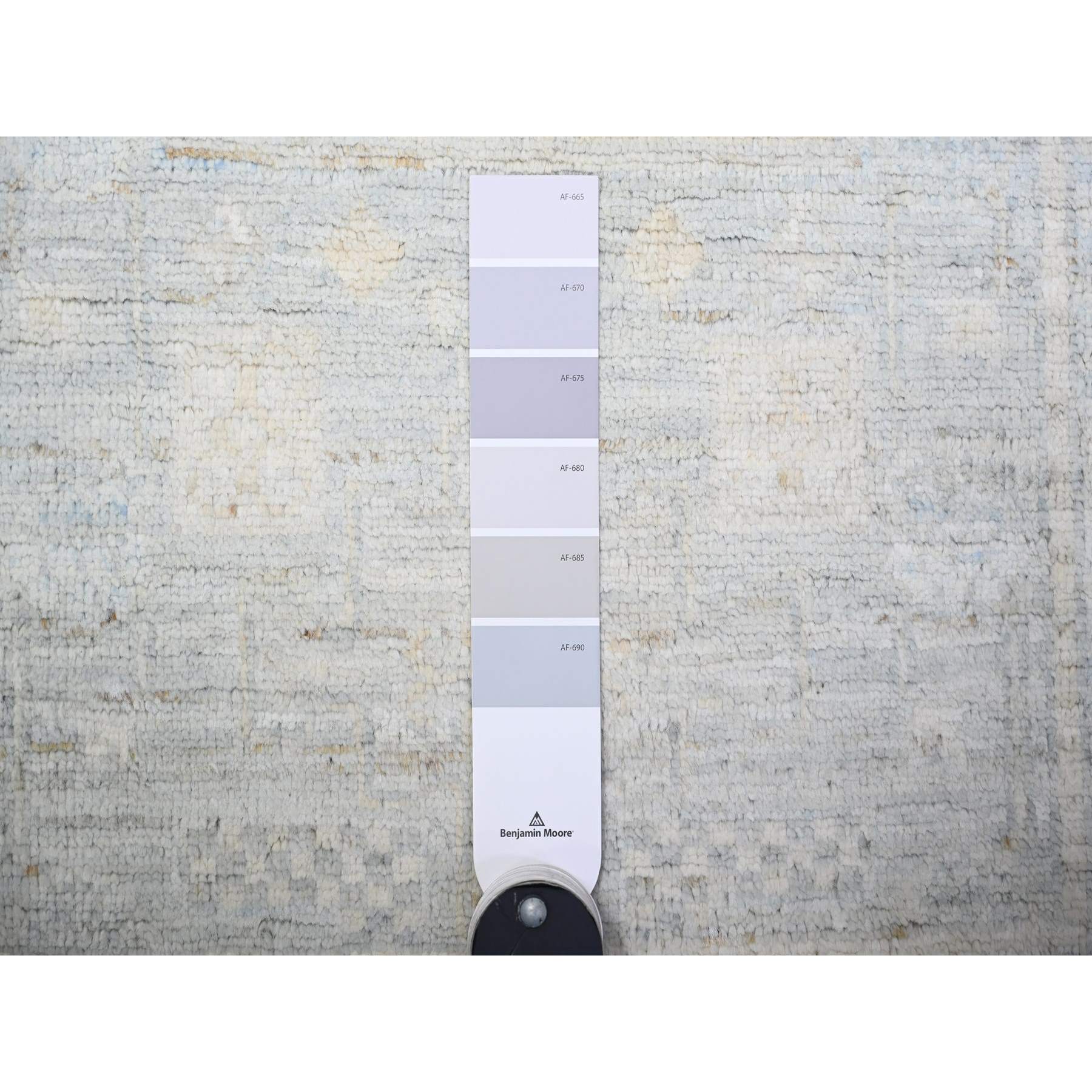 Oushak-And-Peshawar-Hand-Knotted-Rug-374815