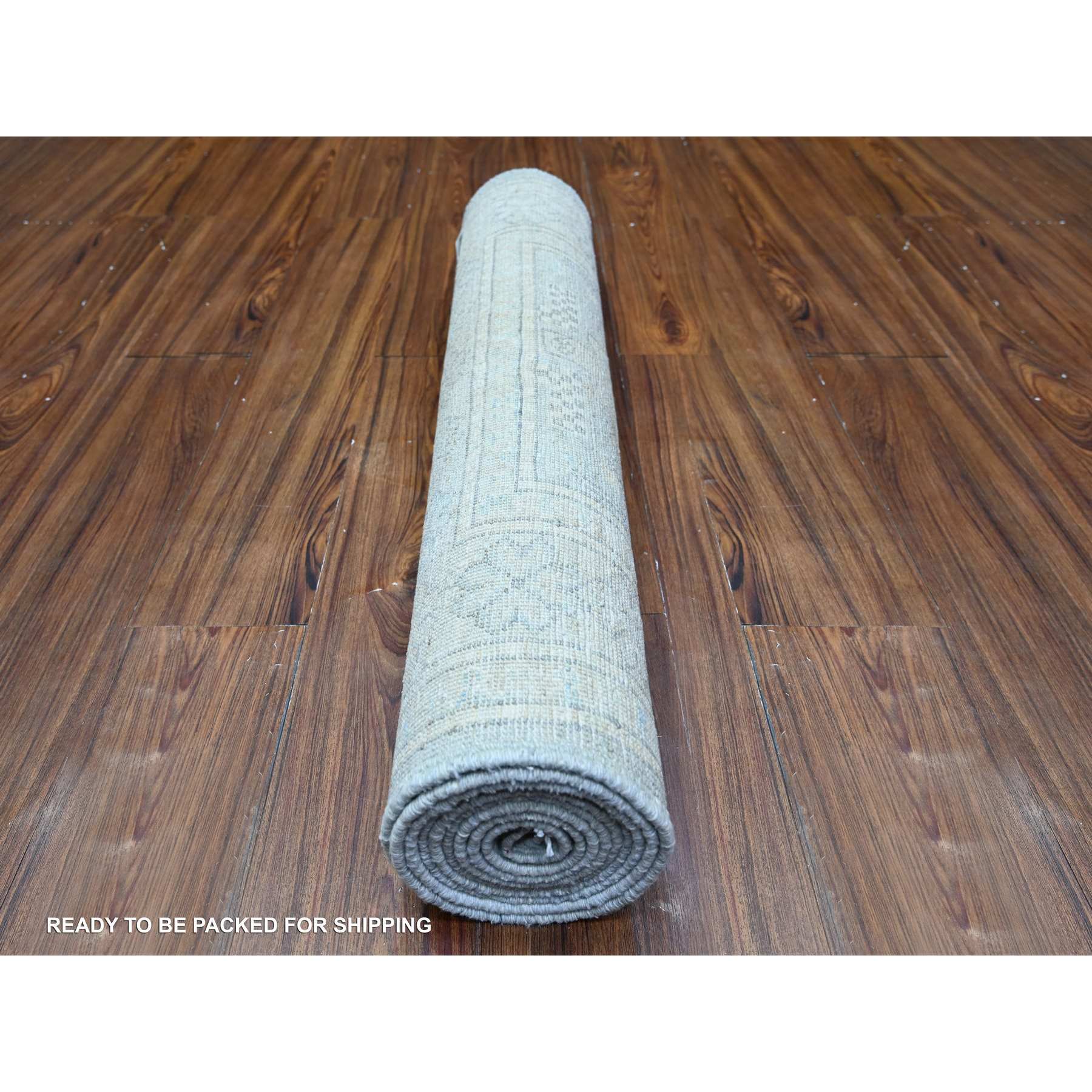 Oushak-And-Peshawar-Hand-Knotted-Rug-374815
