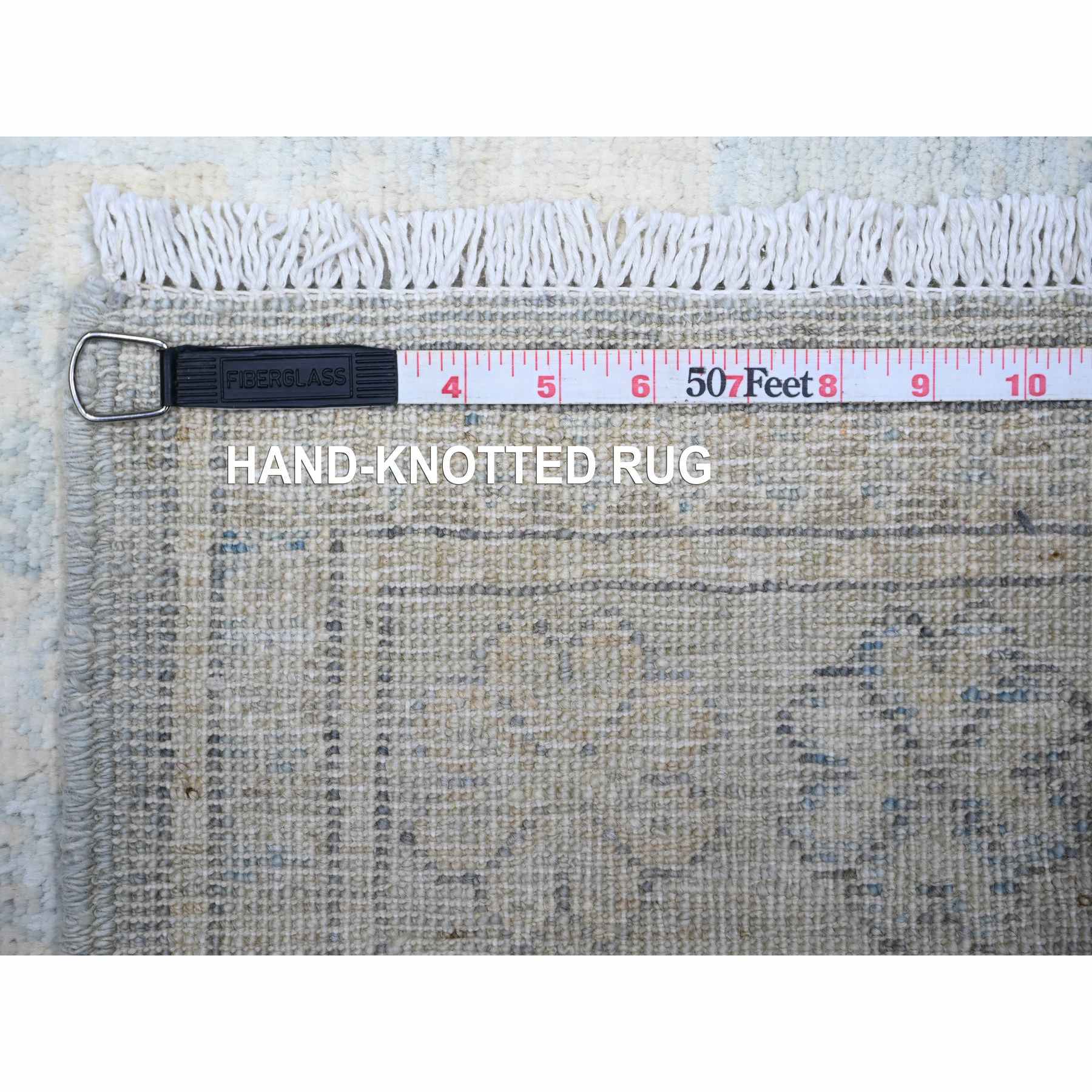 Oushak-And-Peshawar-Hand-Knotted-Rug-374815