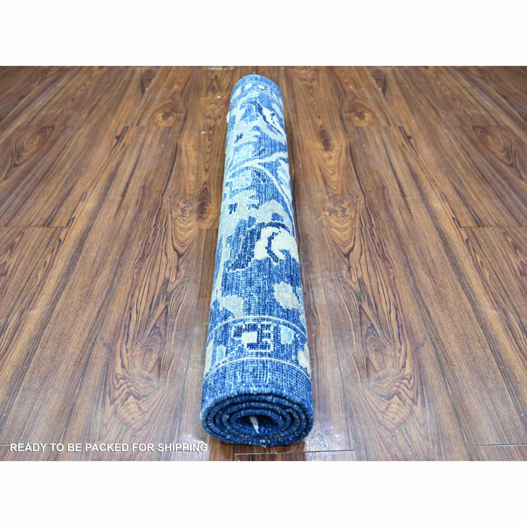 Oushak-And-Peshawar-Hand-Knotted-Rug-374825