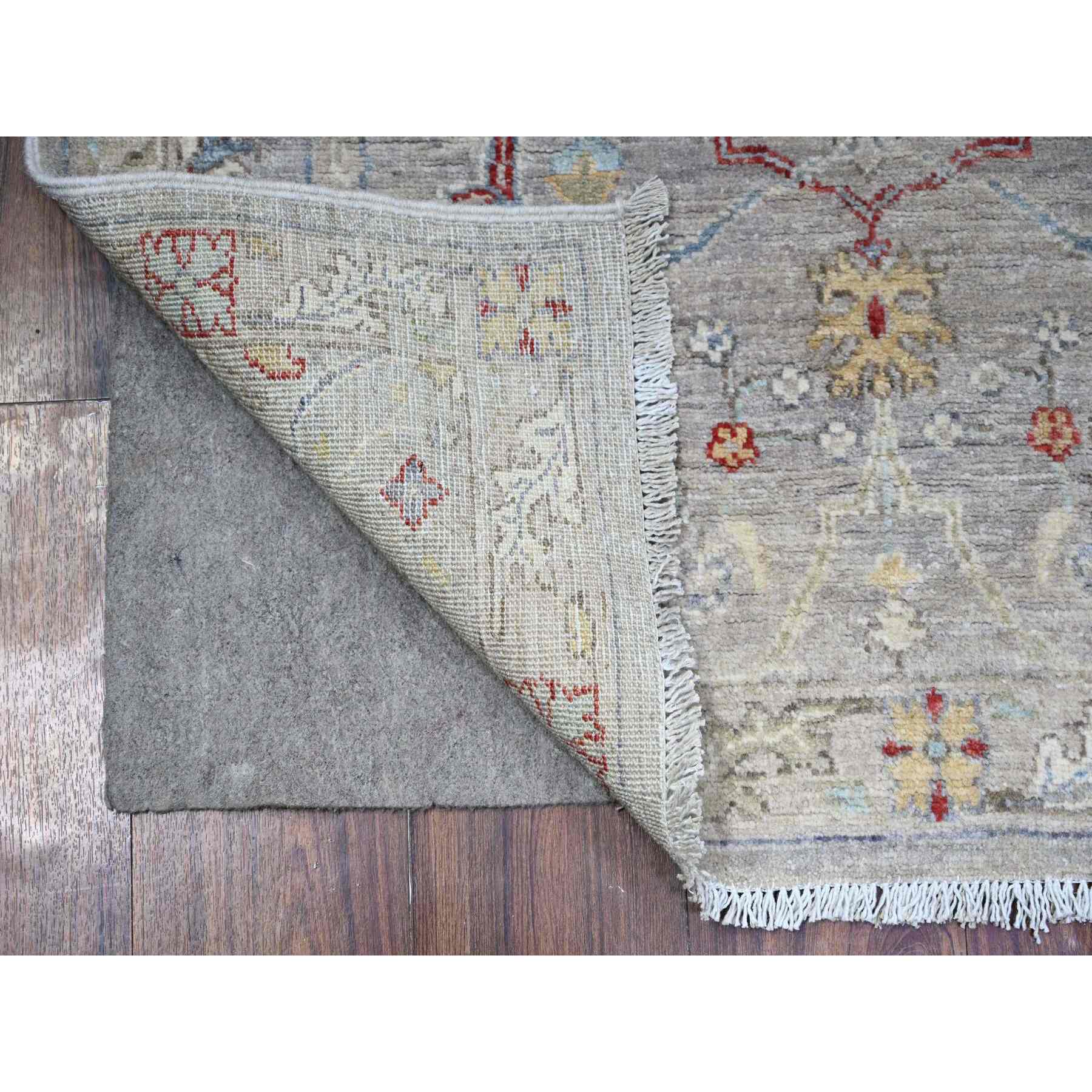 Oushak-And-Peshawar-Hand-Knotted-Rug-374845