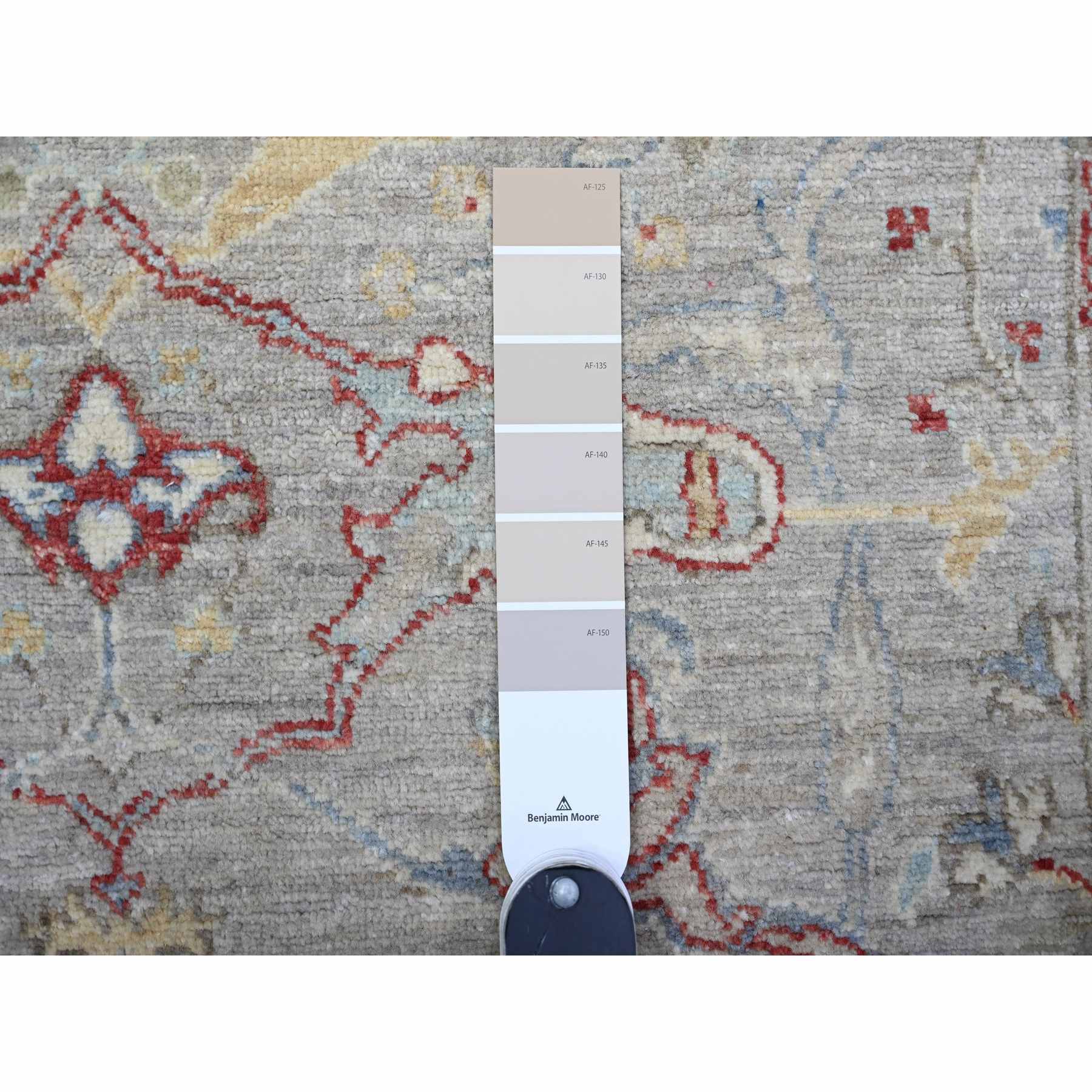 Oushak-And-Peshawar-Hand-Knotted-Rug-374845