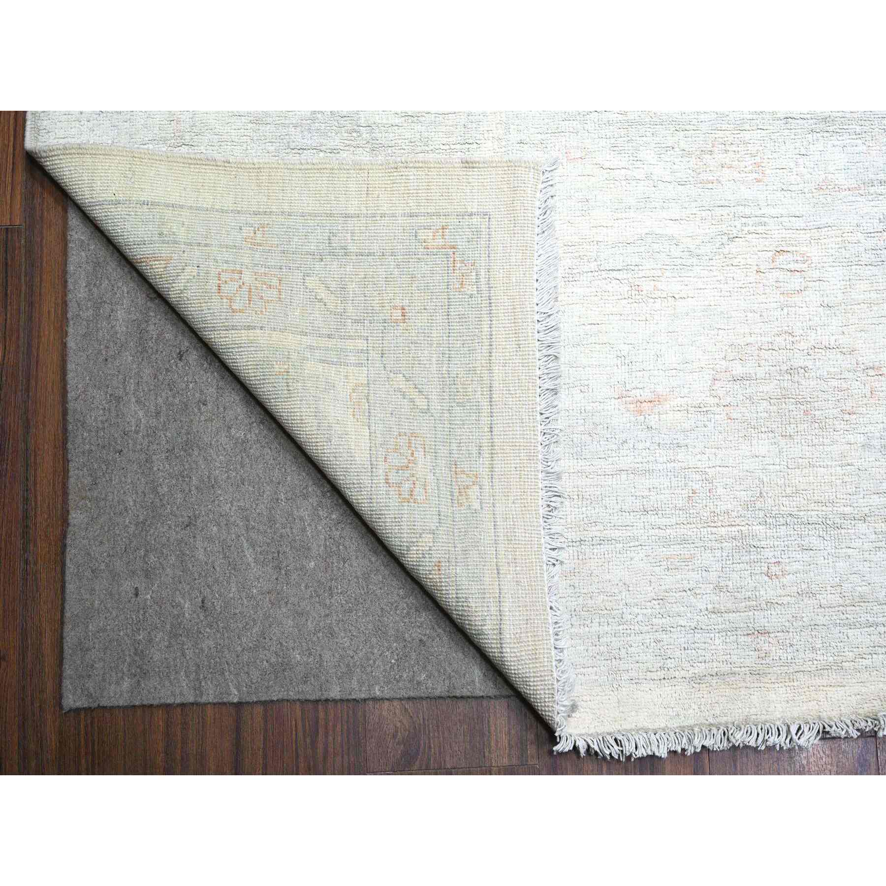 Oushak-And-Peshawar-Hand-Knotted-Rug-374855