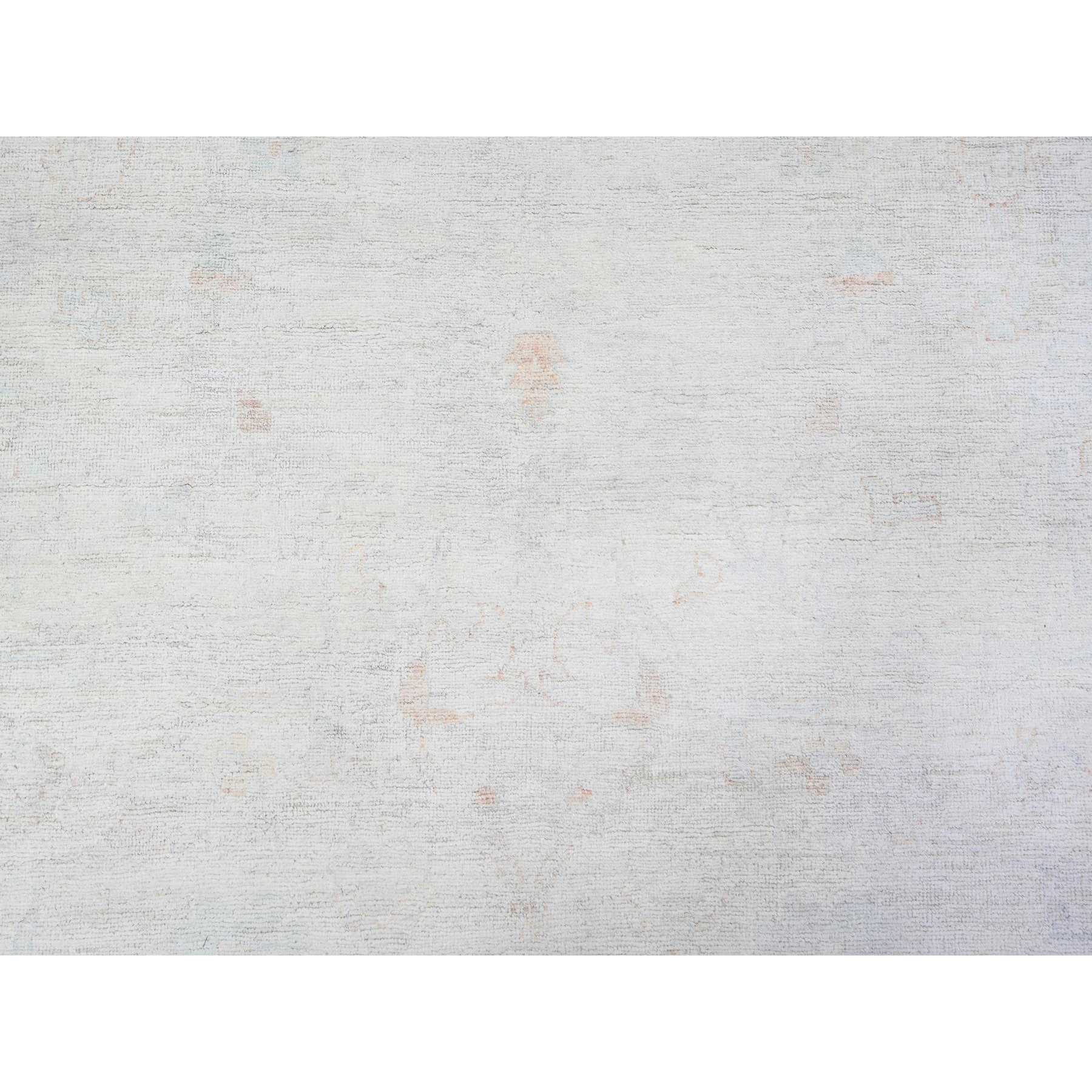 Oushak-And-Peshawar-Hand-Knotted-Rug-374855
