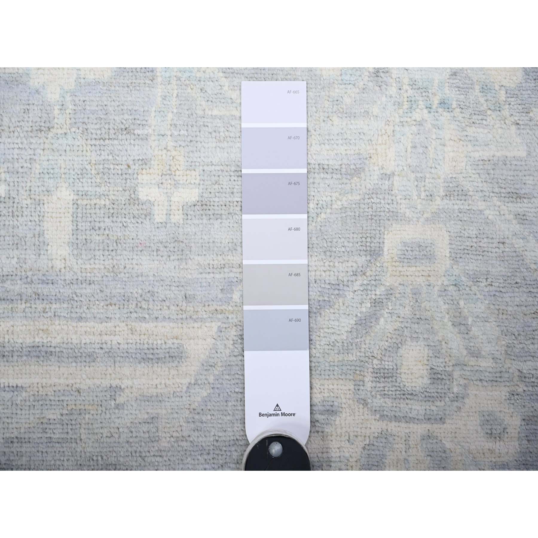 Oushak-And-Peshawar-Hand-Knotted-Rug-374860