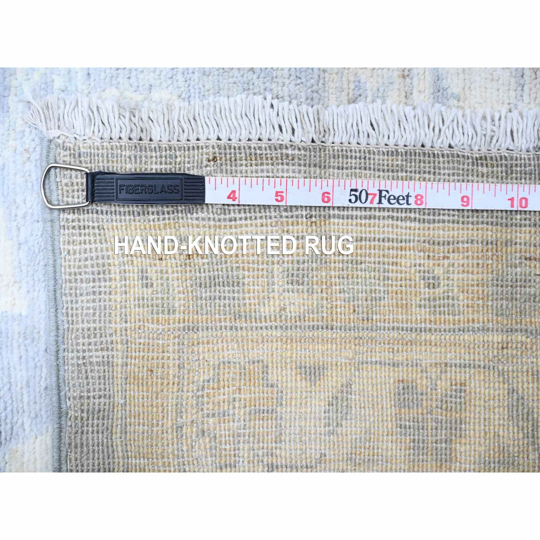 Oushak-And-Peshawar-Hand-Knotted-Rug-374860
