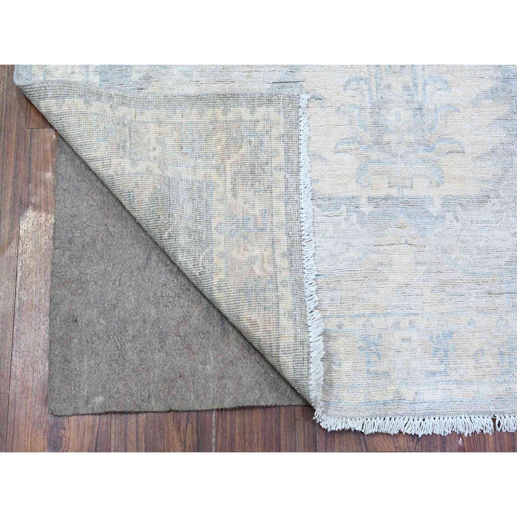 Oushak-And-Peshawar-Hand-Knotted-Rug-374915