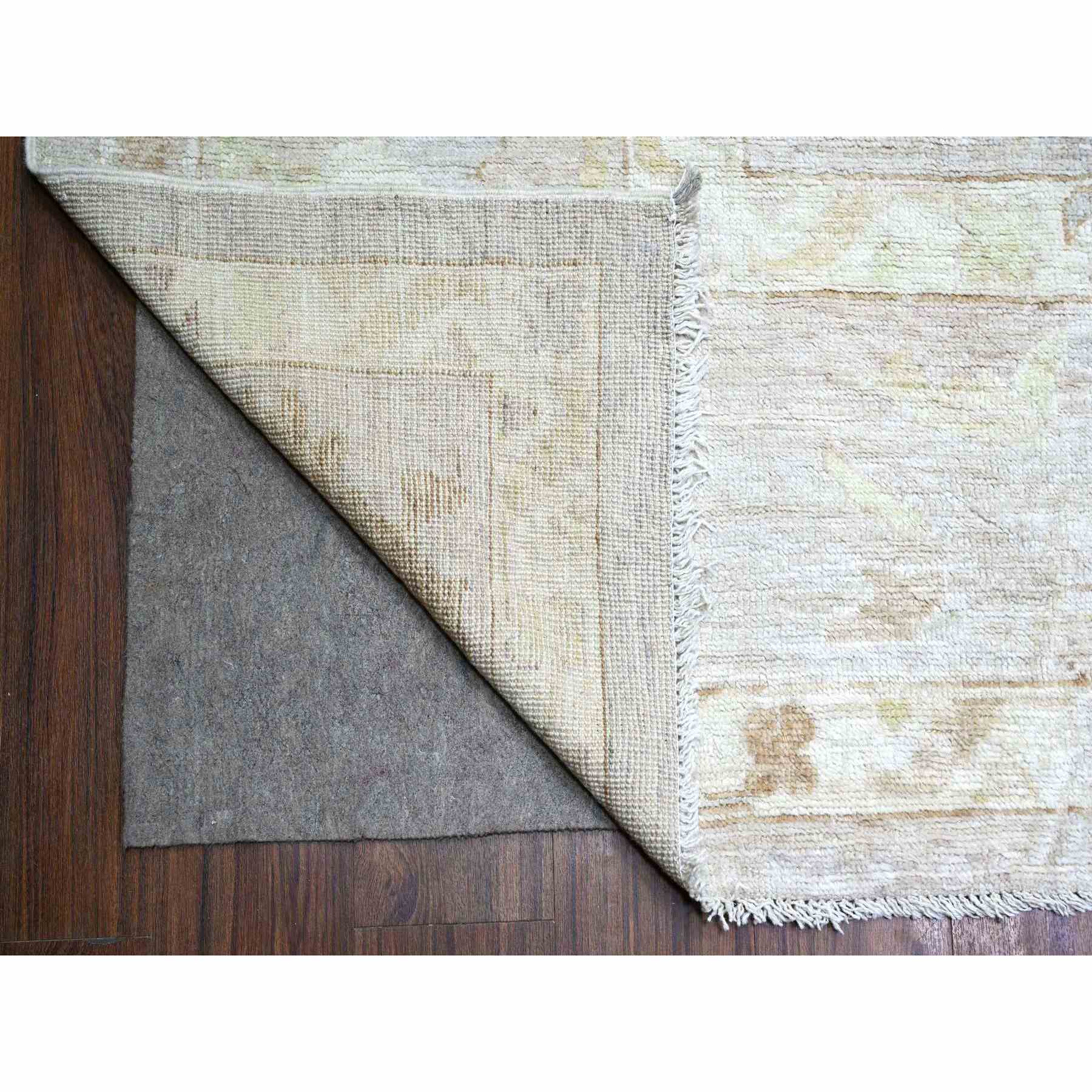 Oushak-And-Peshawar-Hand-Knotted-Rug-374985