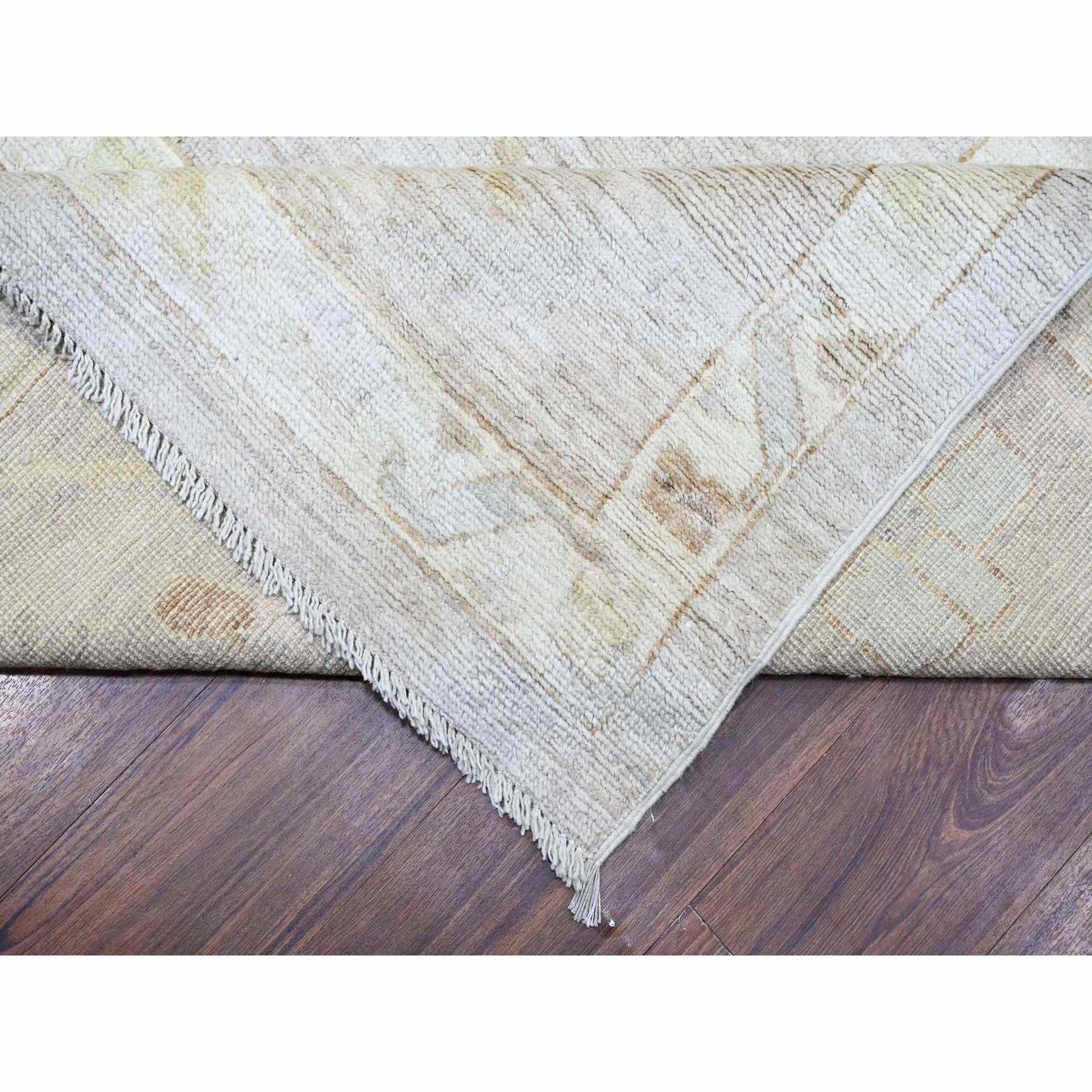 Oushak-And-Peshawar-Hand-Knotted-Rug-374985