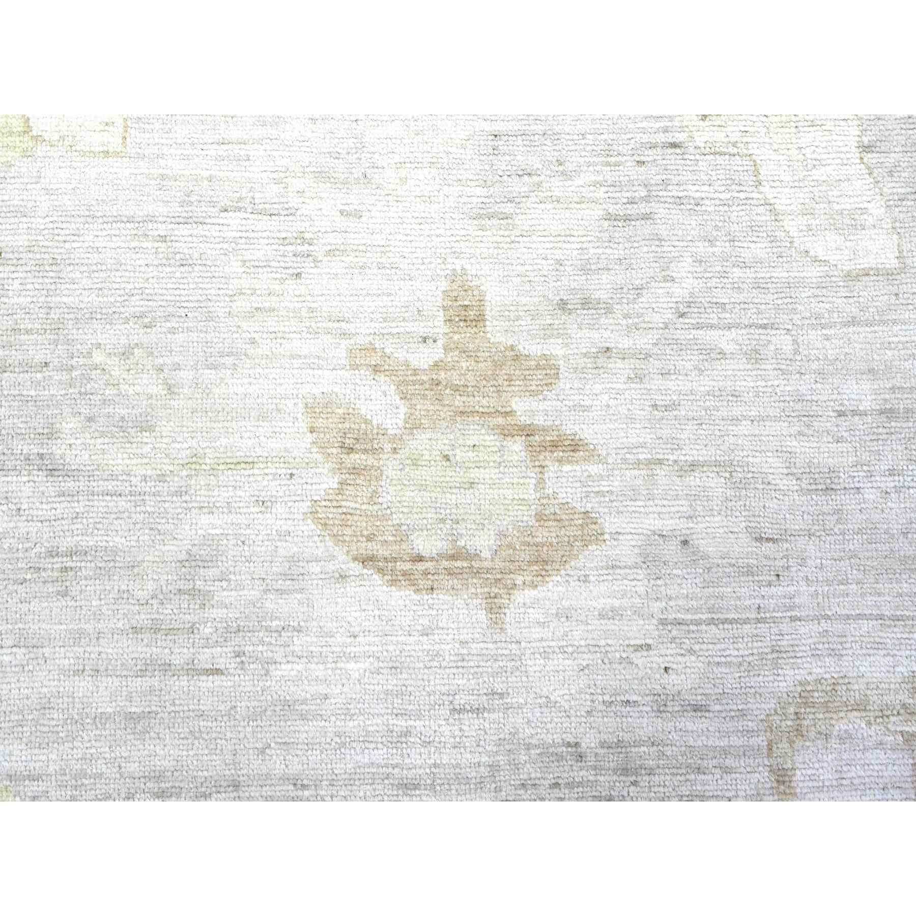 Oushak-And-Peshawar-Hand-Knotted-Rug-374985