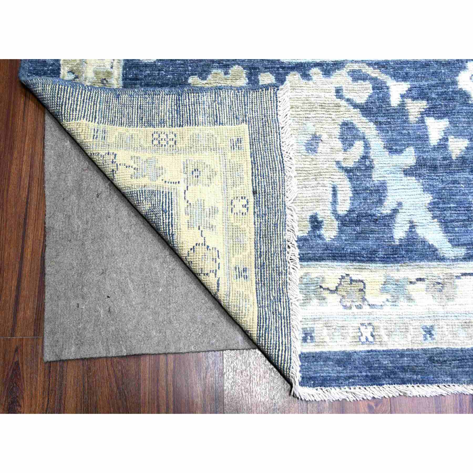 Oushak-And-Peshawar-Hand-Knotted-Rug-374995