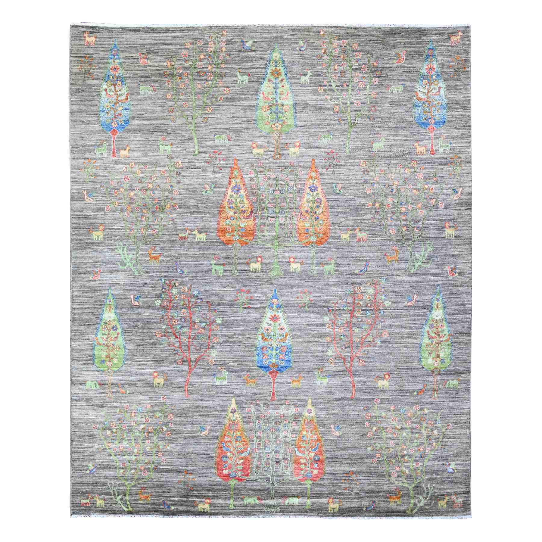 Transitional-Hand-Knotted-Rug-373220