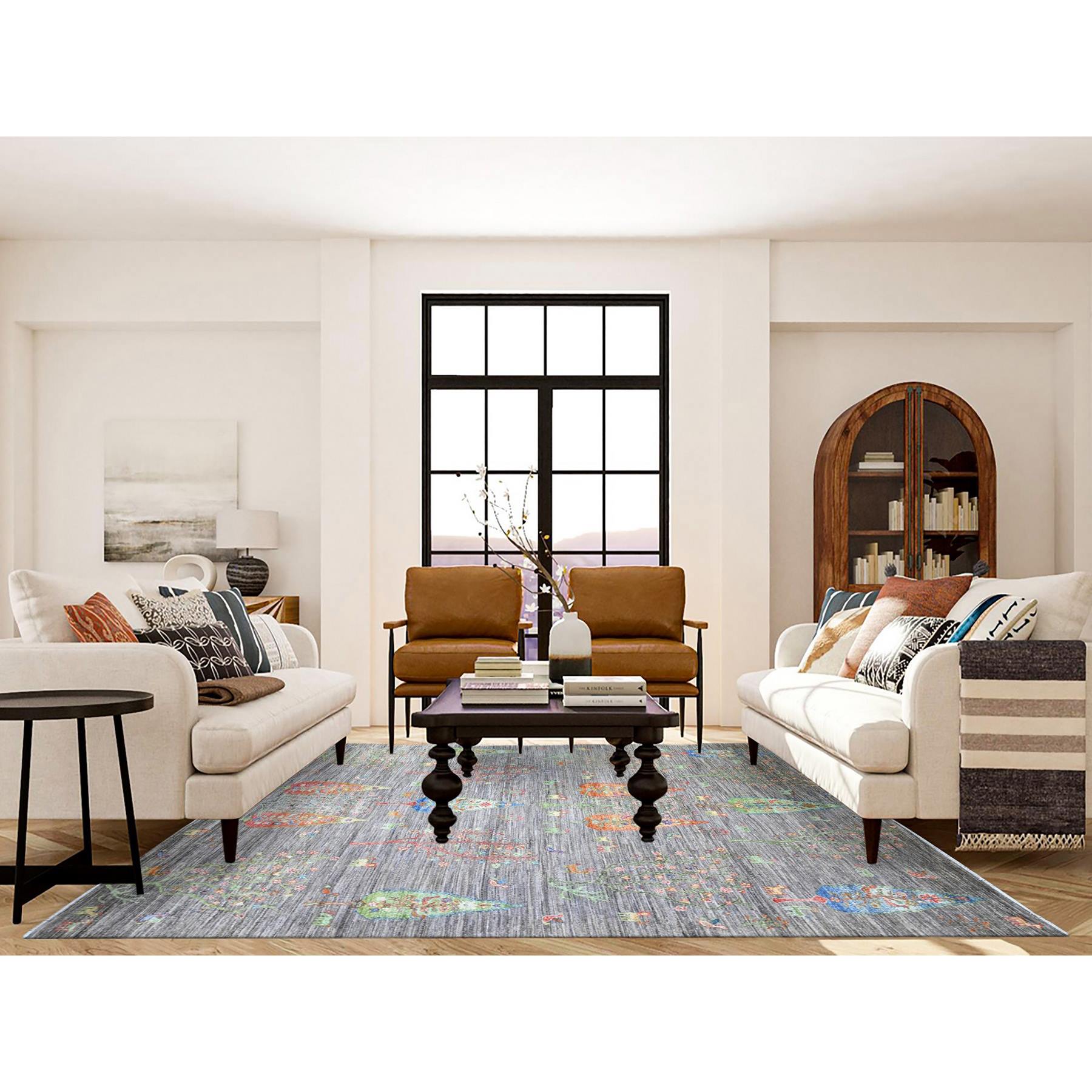 Transitional-Hand-Knotted-Rug-373220