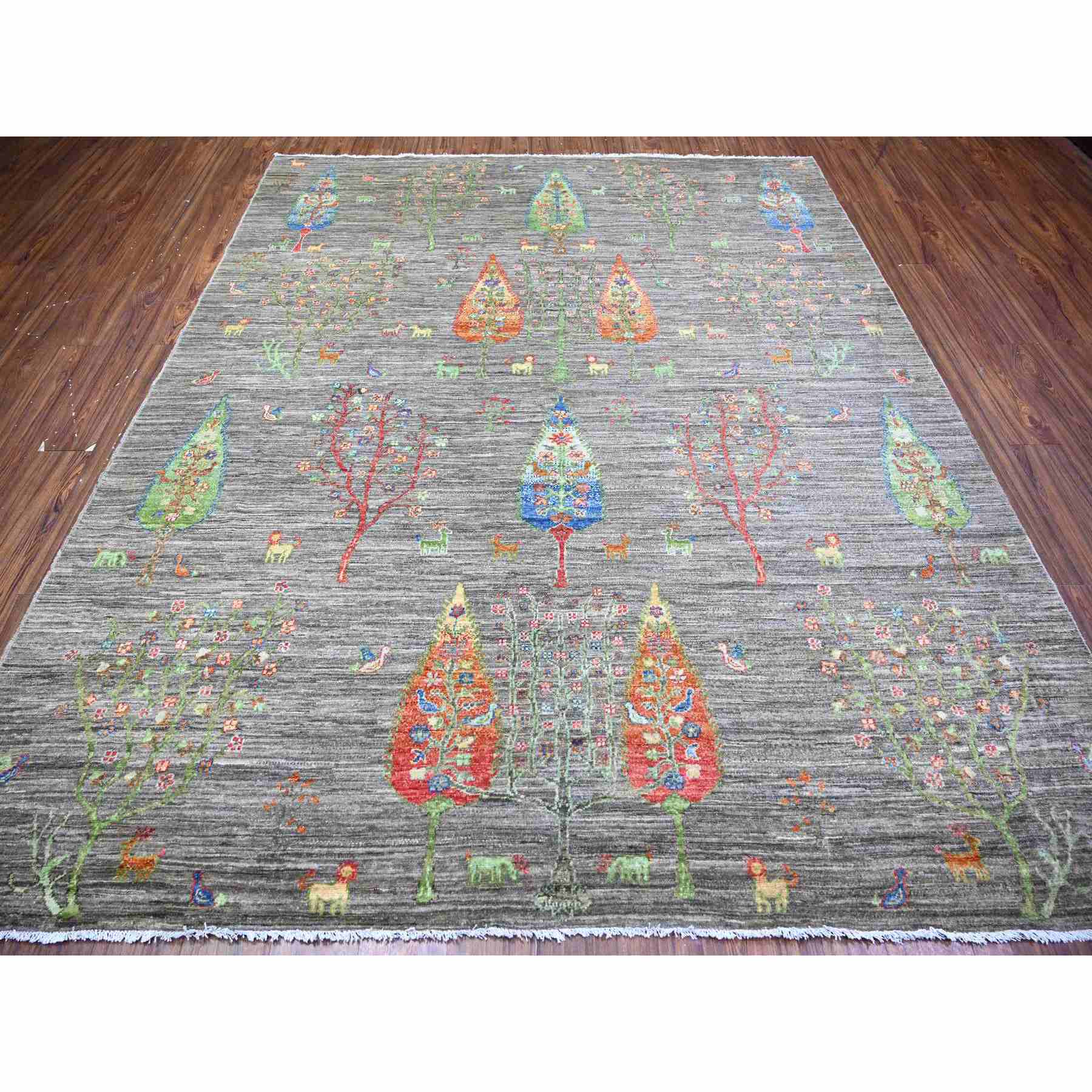 Transitional-Hand-Knotted-Rug-373220