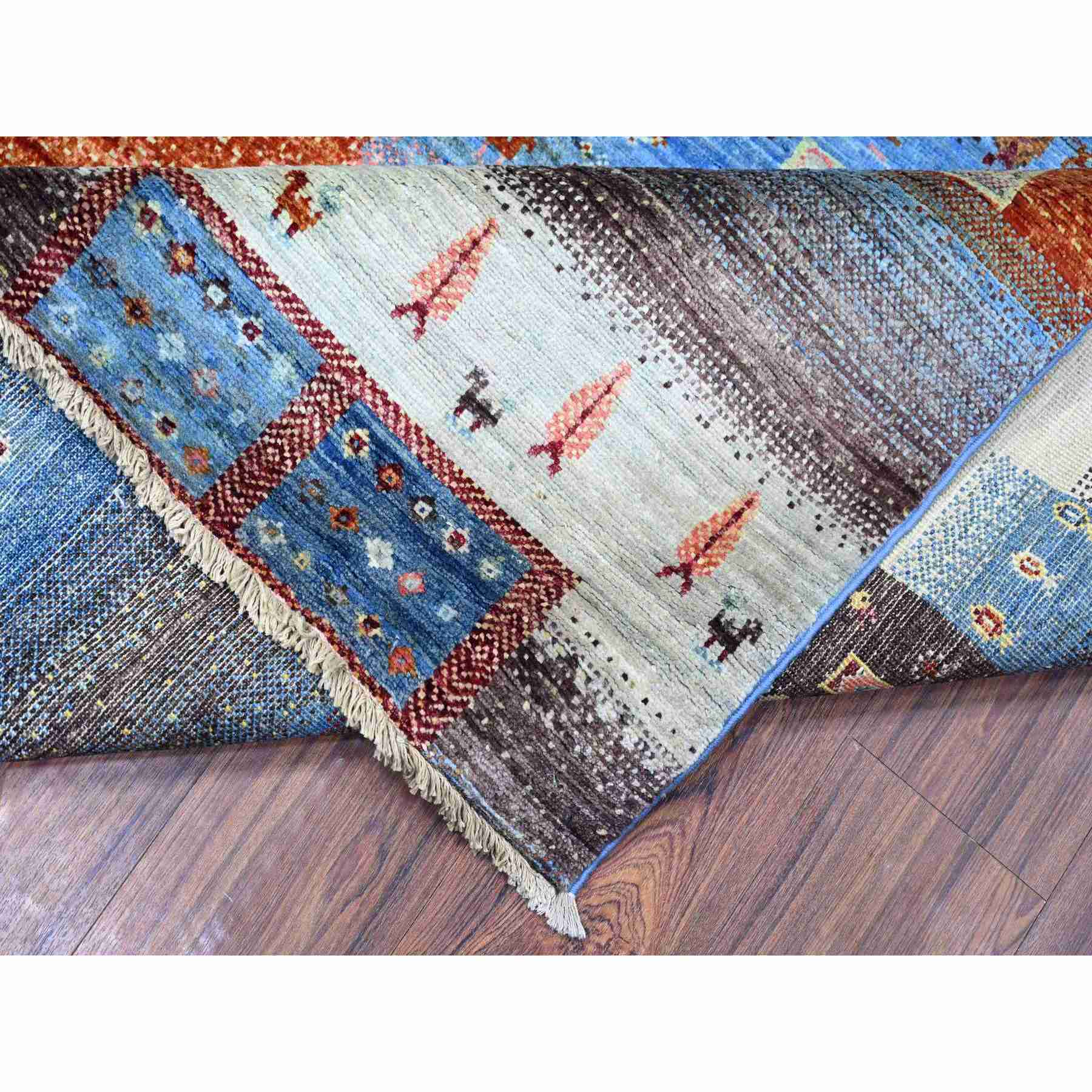 Tribal-Geometric-Hand-Knotted-Rug-372845