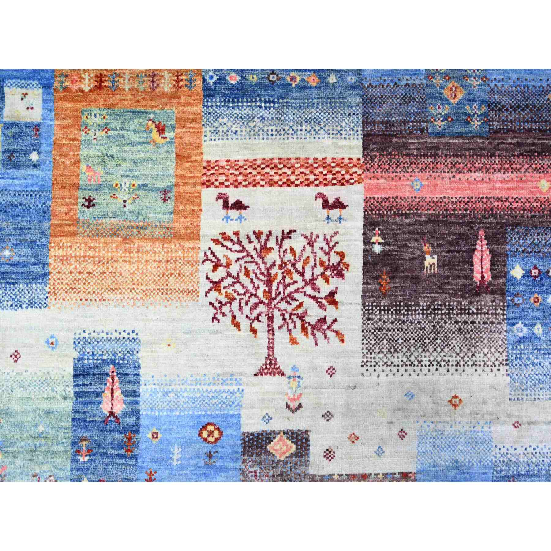 Tribal-Geometric-Hand-Knotted-Rug-372845