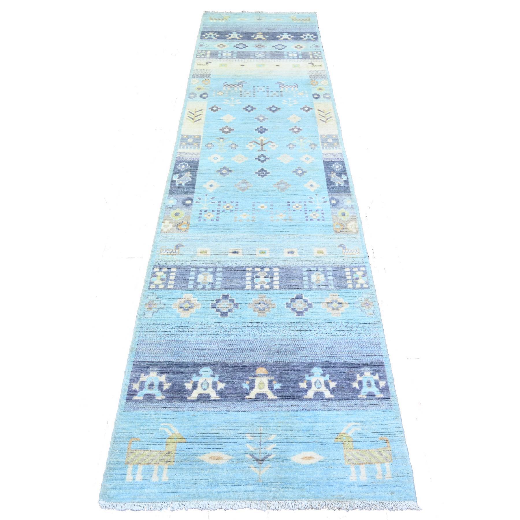 Tribal-Geometric-Hand-Knotted-Rug-373450