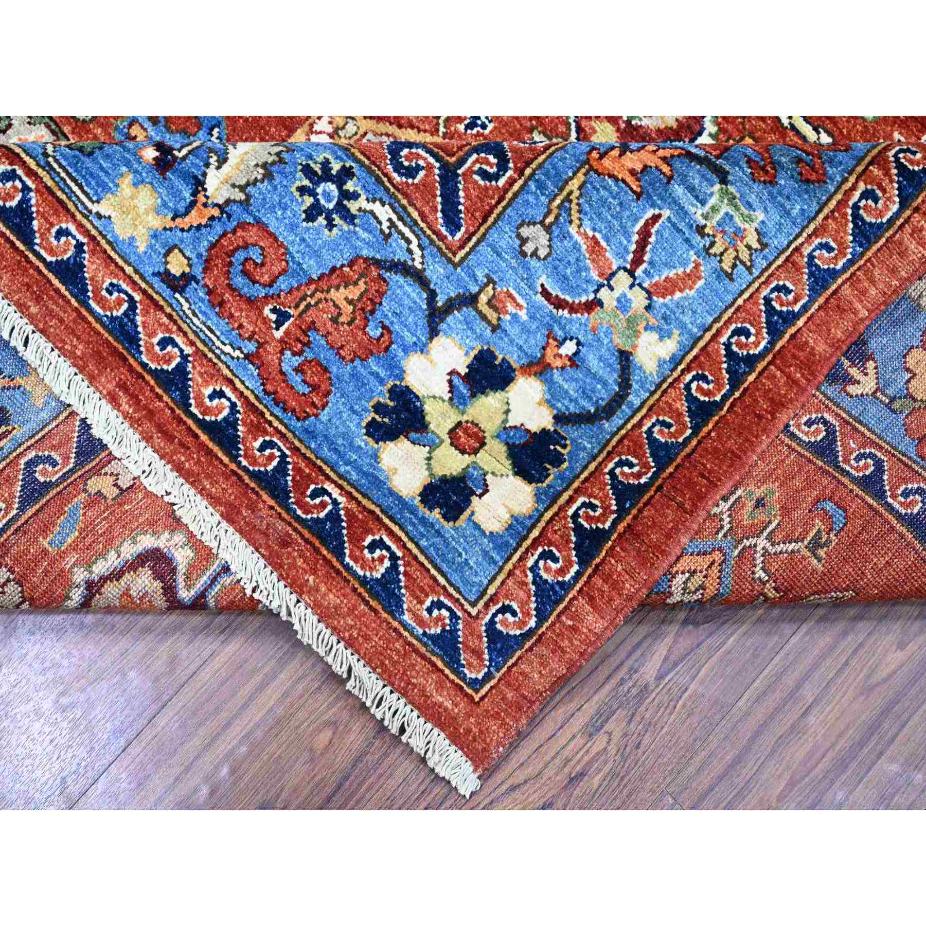 Tribal-Geometric-Hand-Knotted-Rug-373490