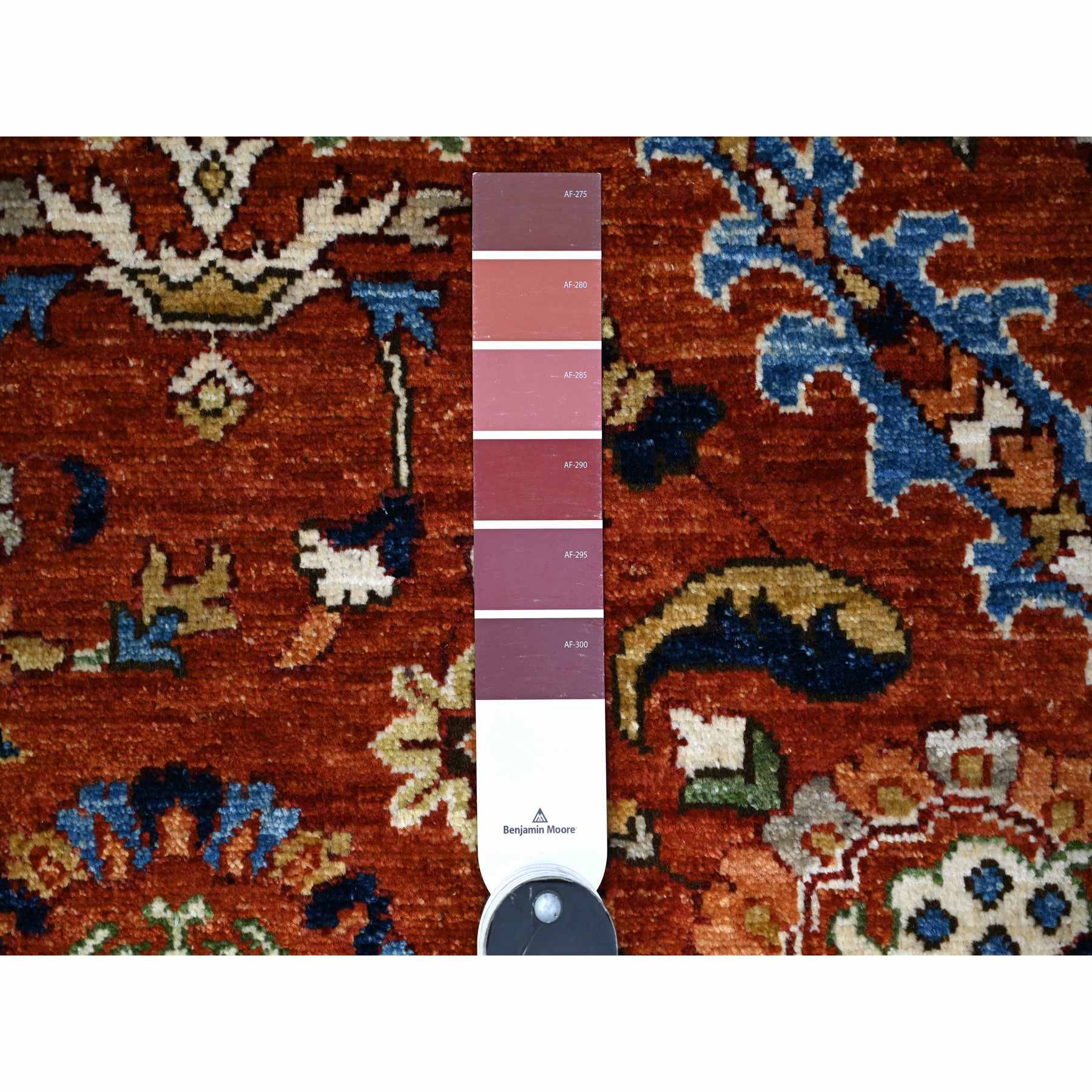 Tribal-Geometric-Hand-Knotted-Rug-373490