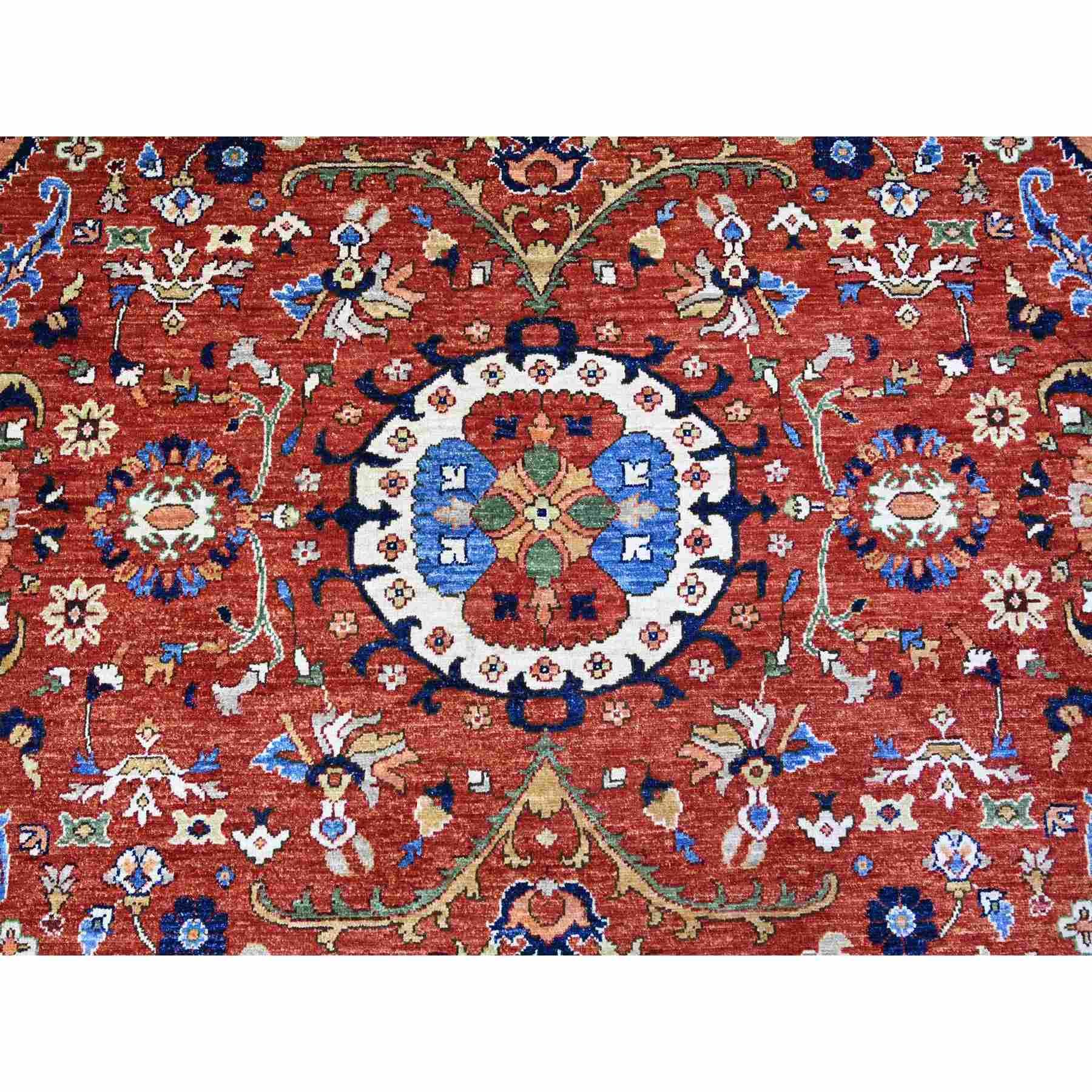 Tribal-Geometric-Hand-Knotted-Rug-373490