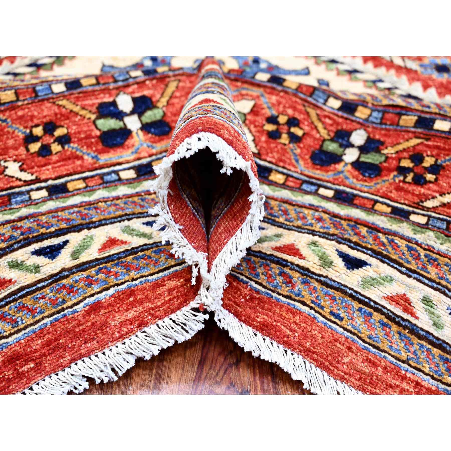 Tribal-Geometric-Hand-Knotted-Rug-373800