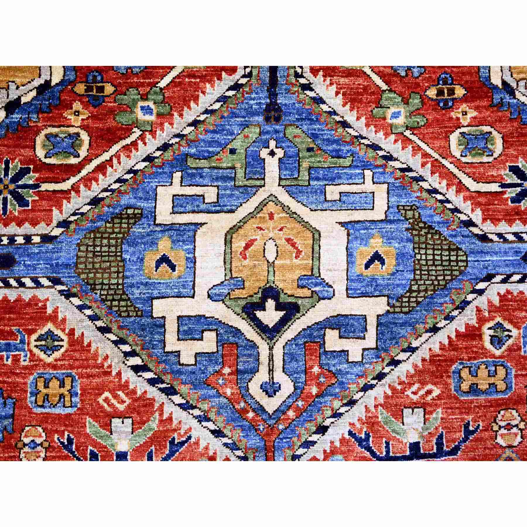 Tribal-Geometric-Hand-Knotted-Rug-373800